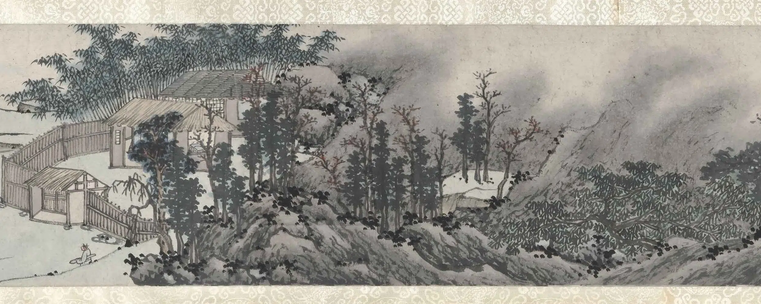 明朝【沈周】《江南风景图卷》 第8张