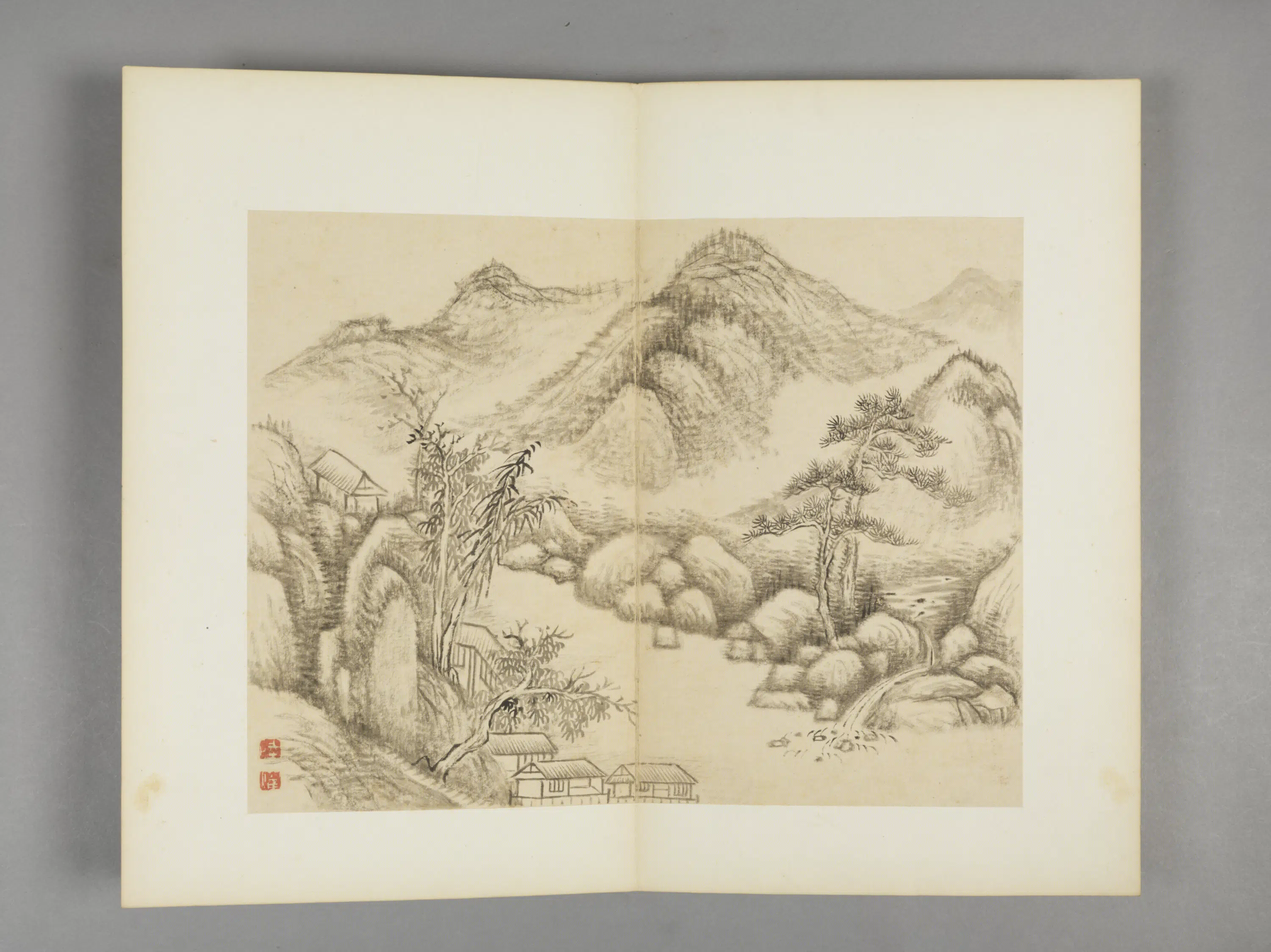 清代【陆耀】《山水图册》 第7张
