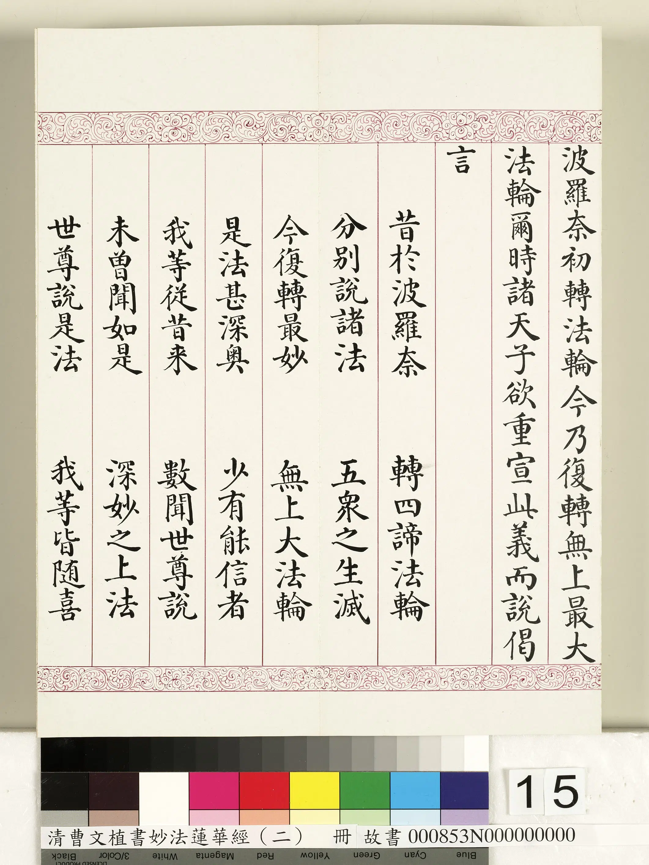 清代【曹文埴】《妙法莲华经（二）册》 第7张