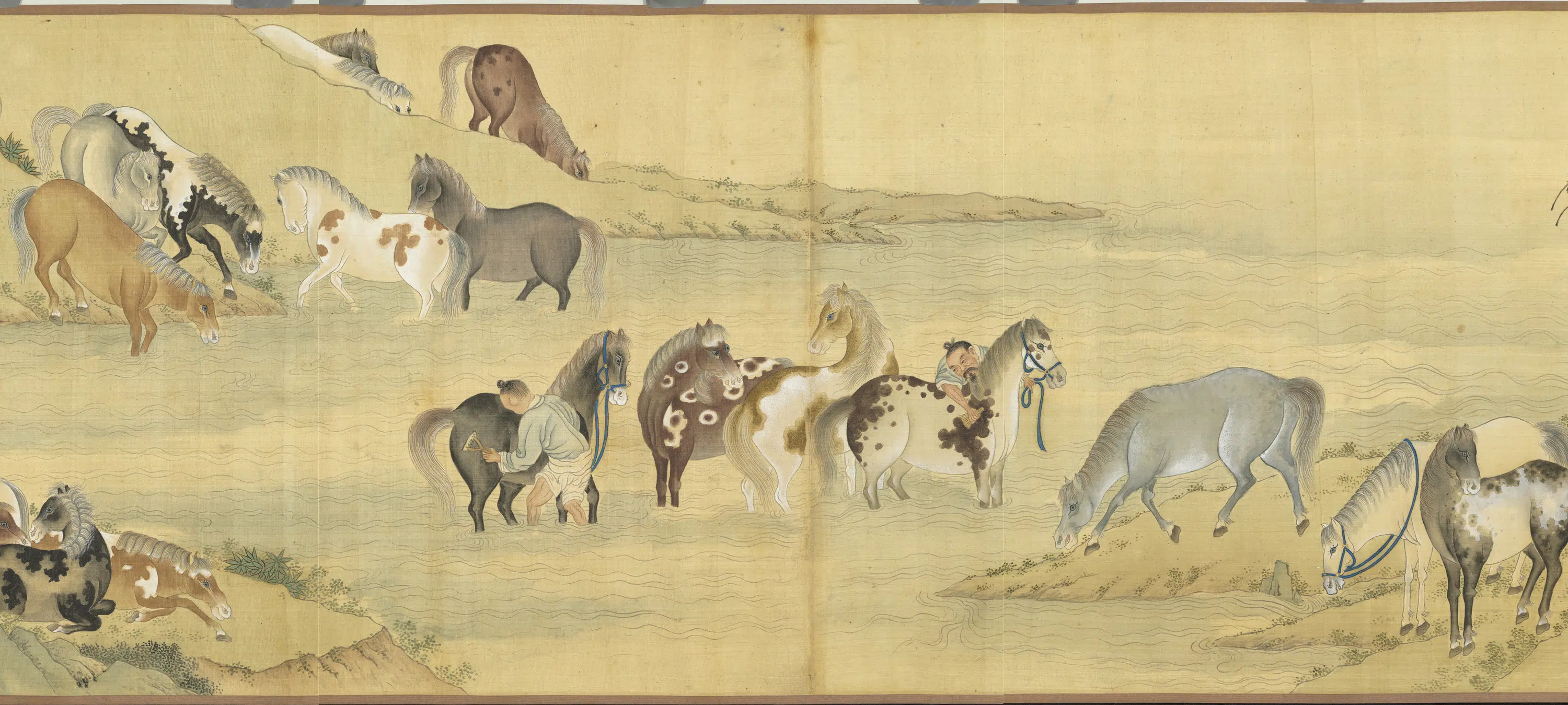 元代《元人画百马图卷》 第4张 元代《元人画百马图卷》 第4张