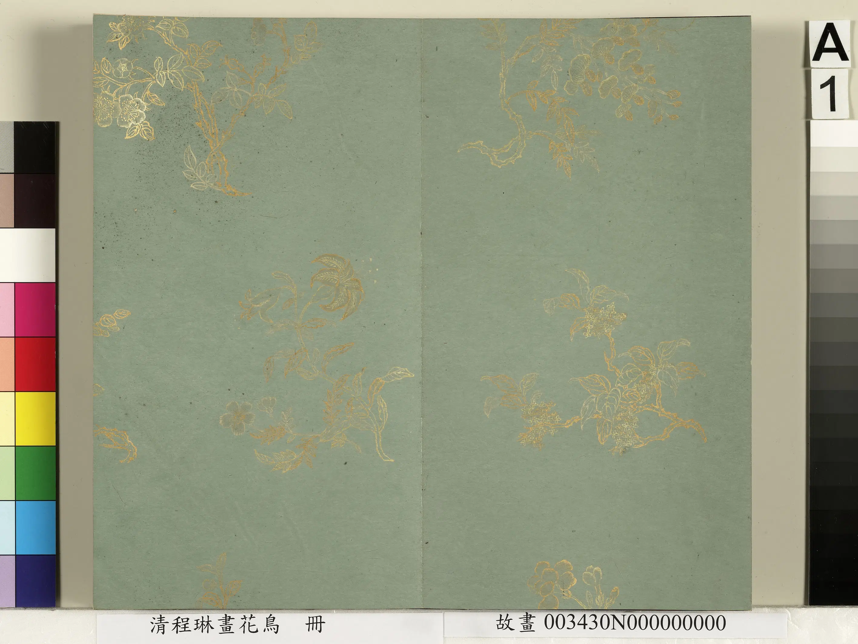 清代【程琳】《画花鸟册》 第1张 清代【程琳】《画花鸟册》 第1张
