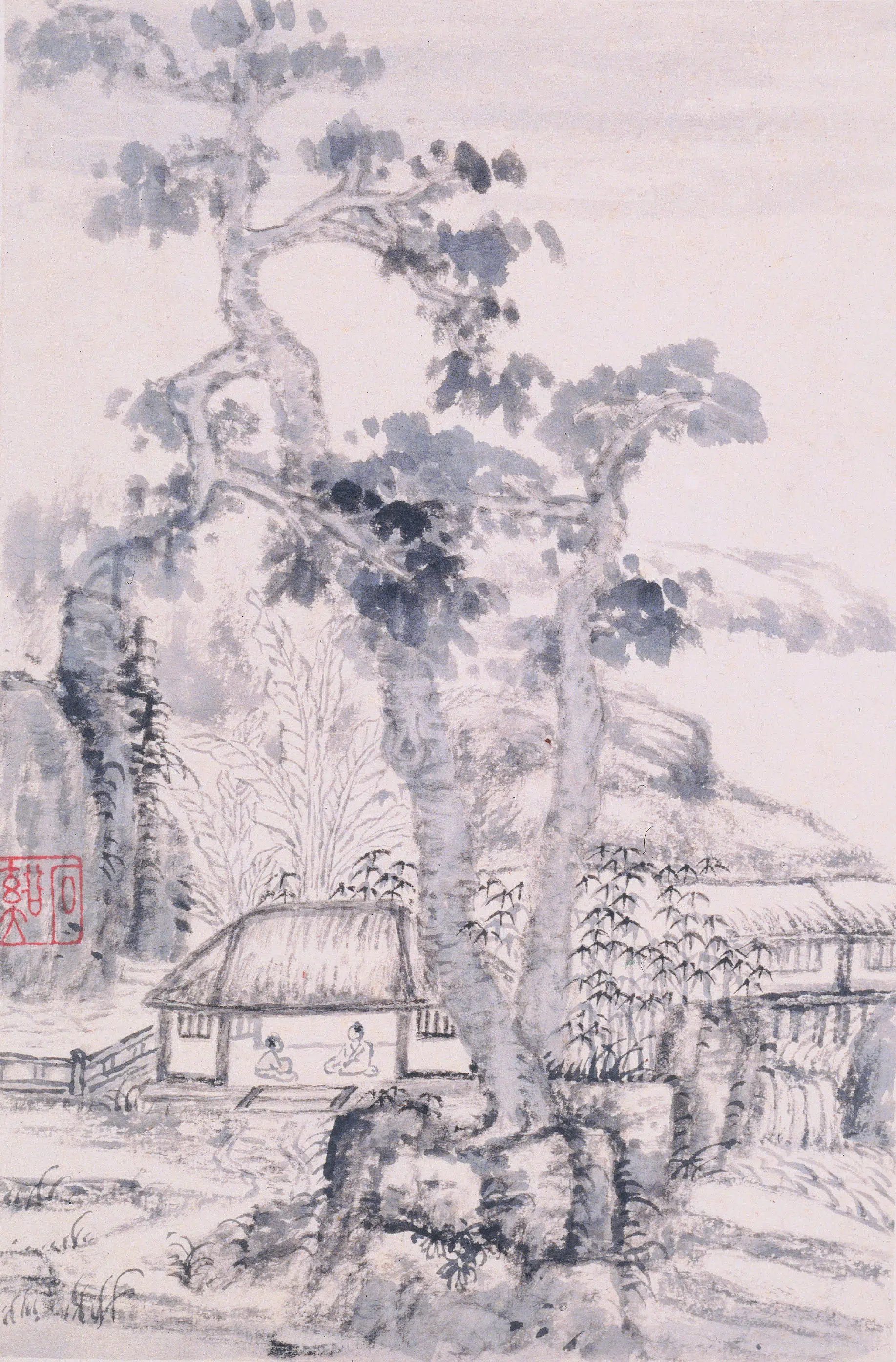 清代【髡残(石谿)】《山水册》 第2张