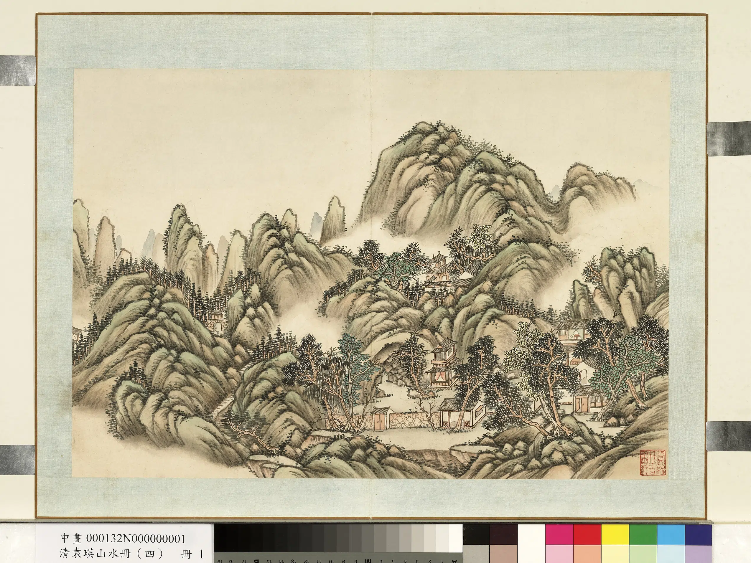 清代【袁瑛】《山水(四)册》 第7张 清代【袁瑛】《山水(四)册》 第7张