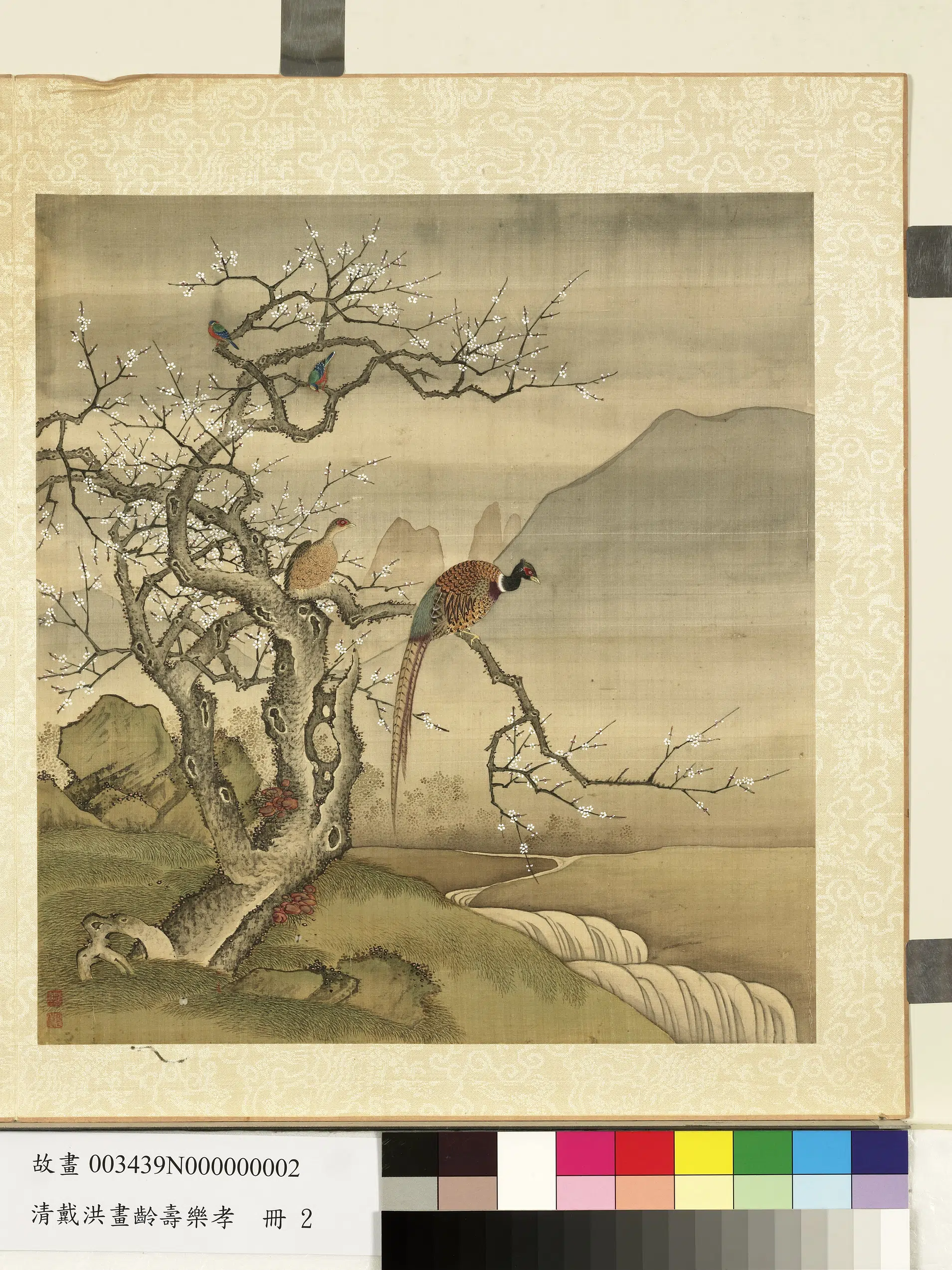清代【戴洪】《画龄寿万年册》 第3张