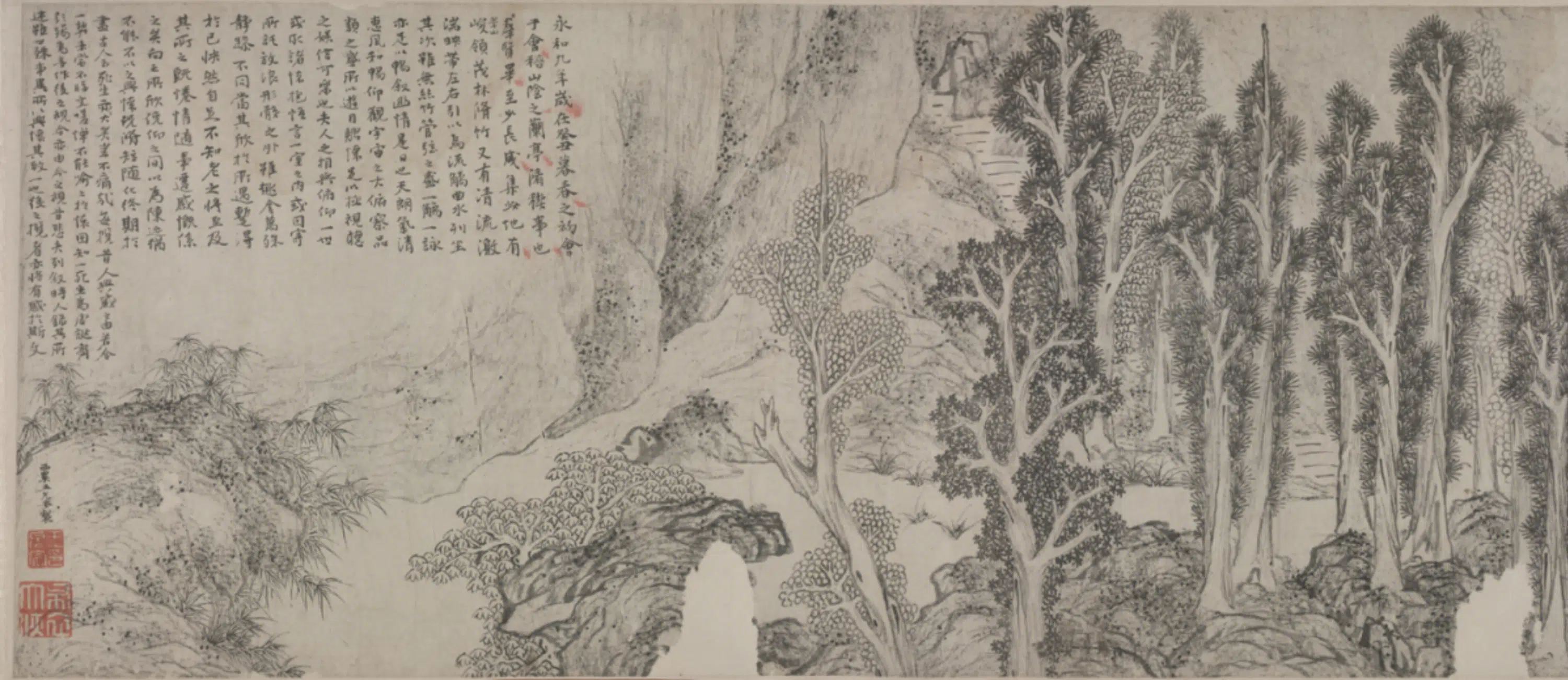 明朝【王允安】《兰亭图卷》