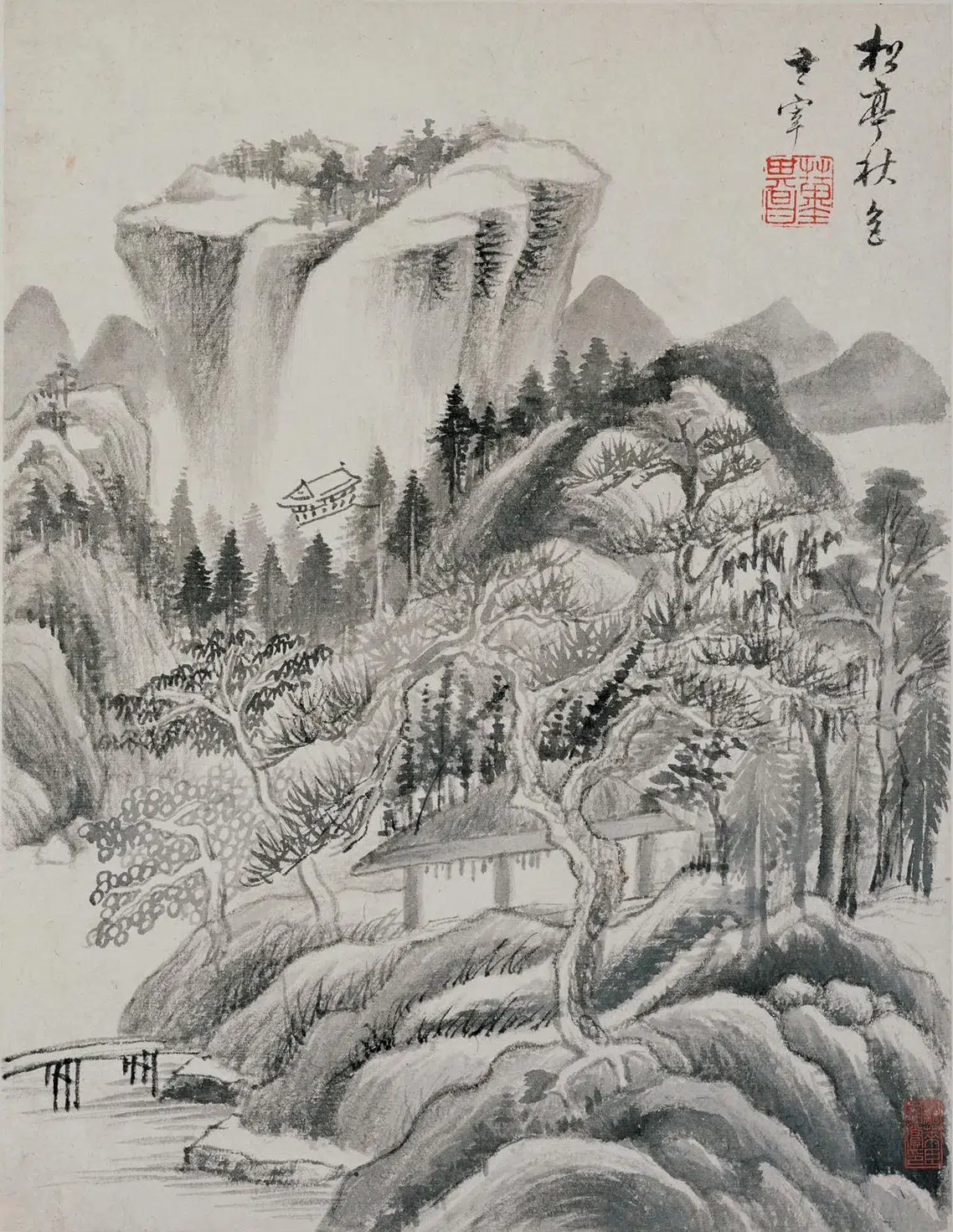 明朝【董其昌】《宝华山庄图册》 第4张 明朝【董其昌】《宝华山庄图册》 第4张