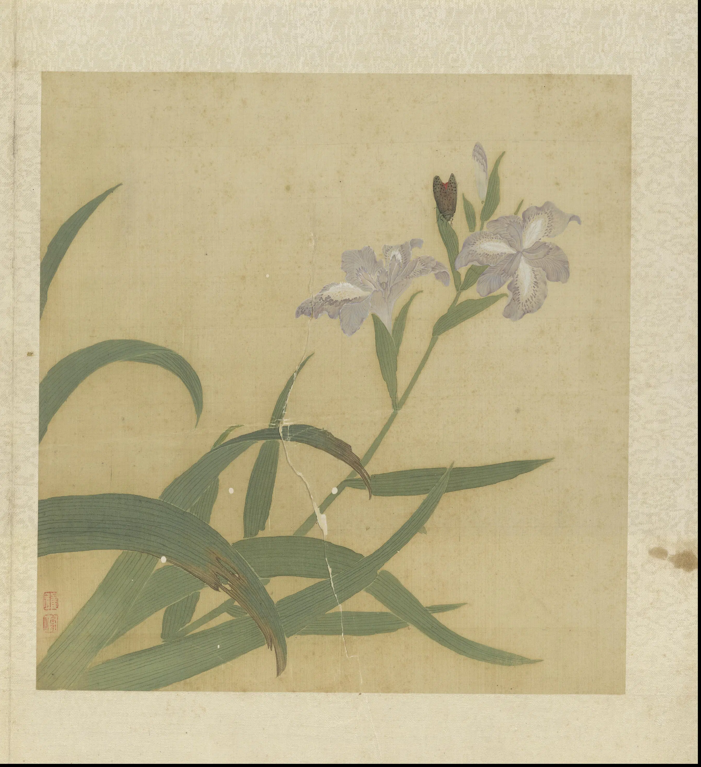 清代【崔鏏】《花卉草虫图册》 第6张