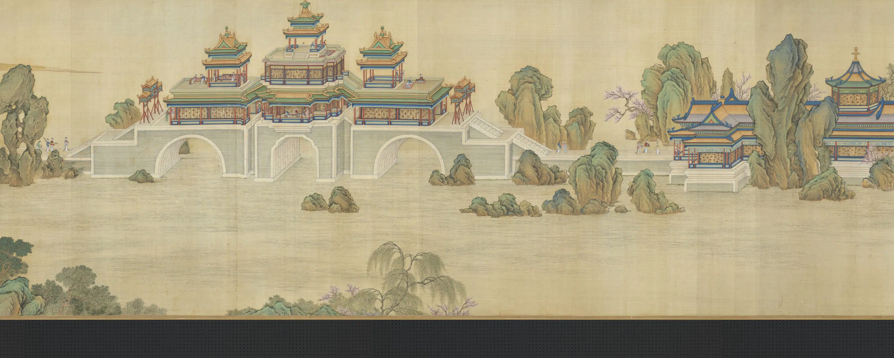 清代【周鲲】《院本汉宫春晓图》 第43张