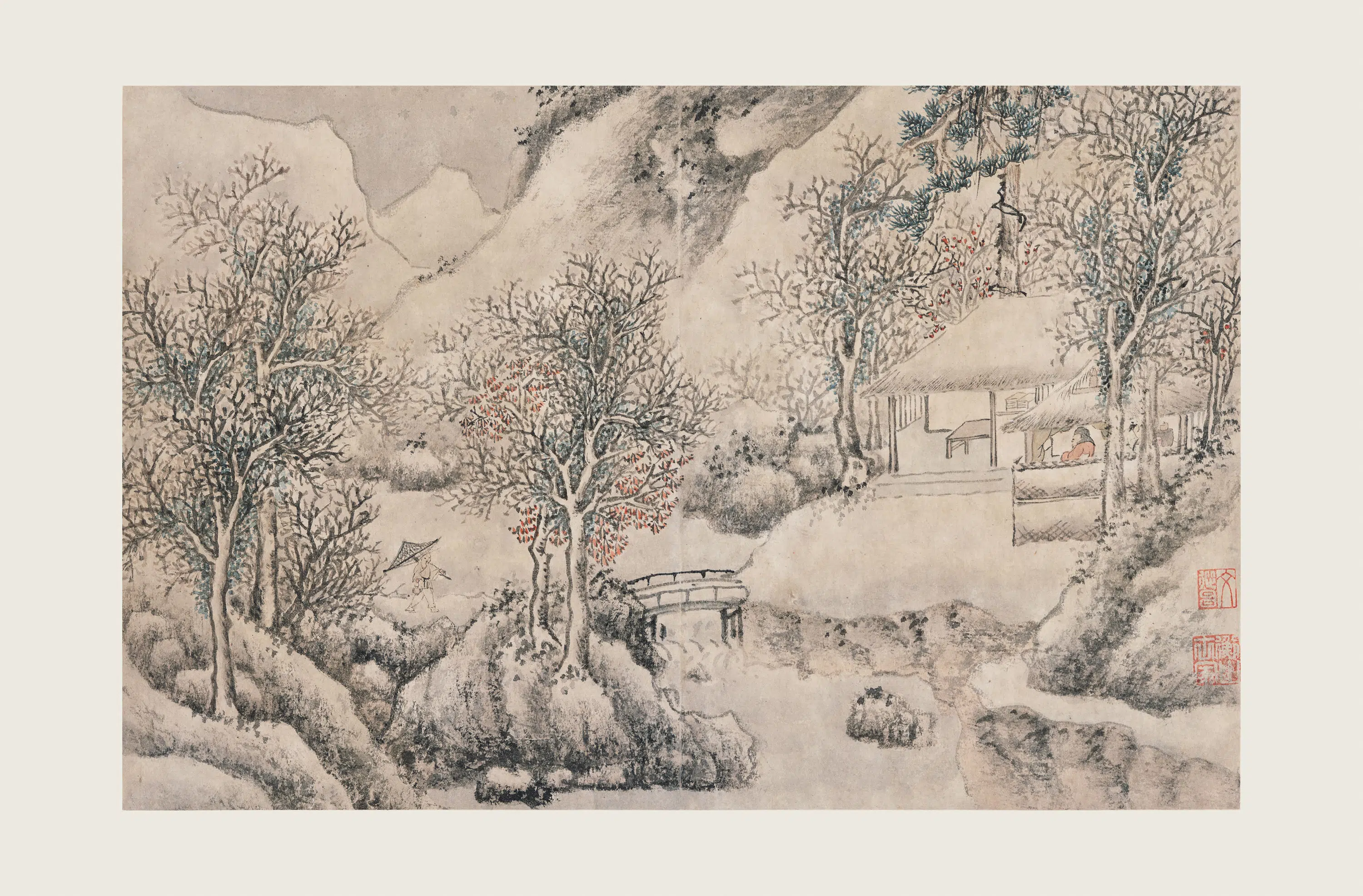 明朝【文从昌】《山水图册》