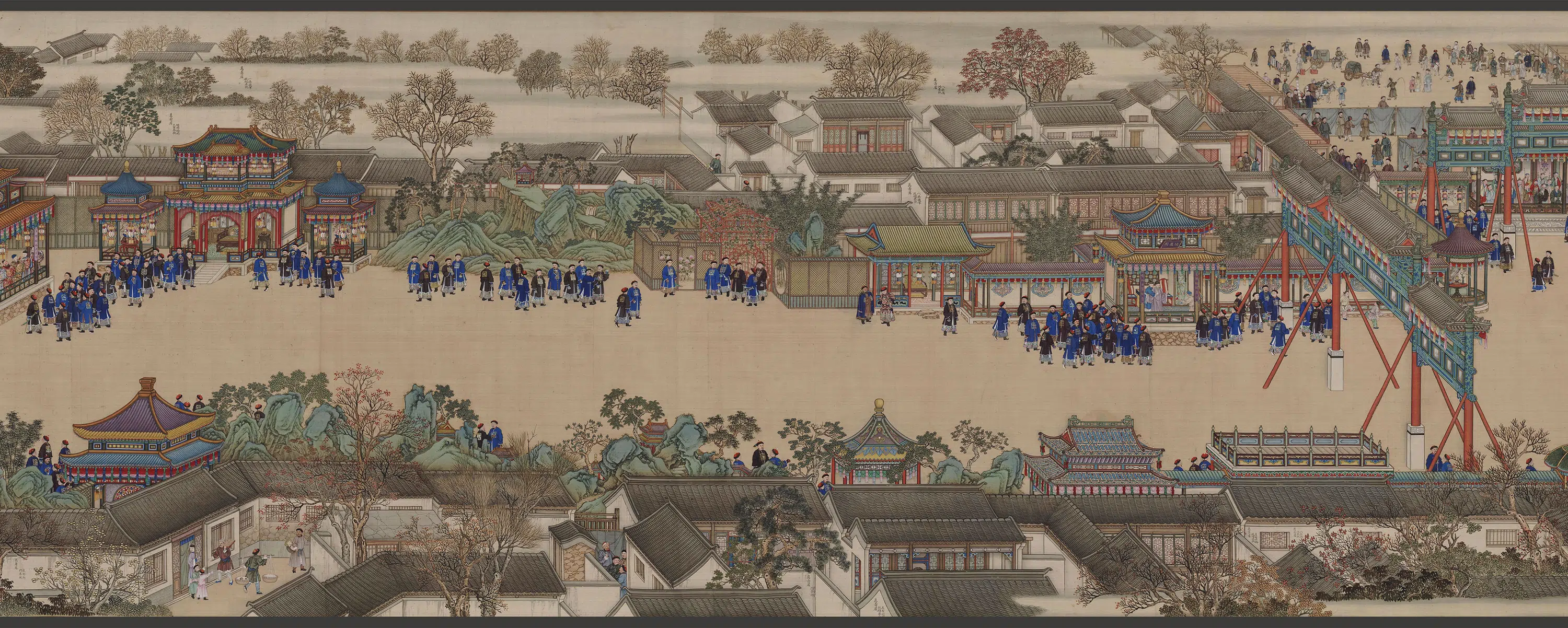清代【张廷彦】《崇庆皇太后万寿庆典图》 第10张 清代【张廷彦】《崇庆皇太后万寿庆典图》 第10张