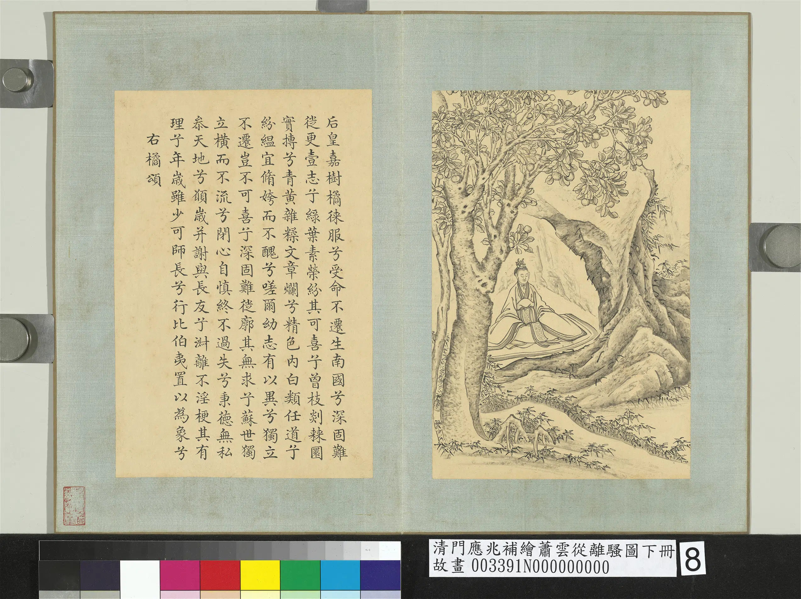 清代【门应兆】《补绘萧云从离骚图下册》 第28张