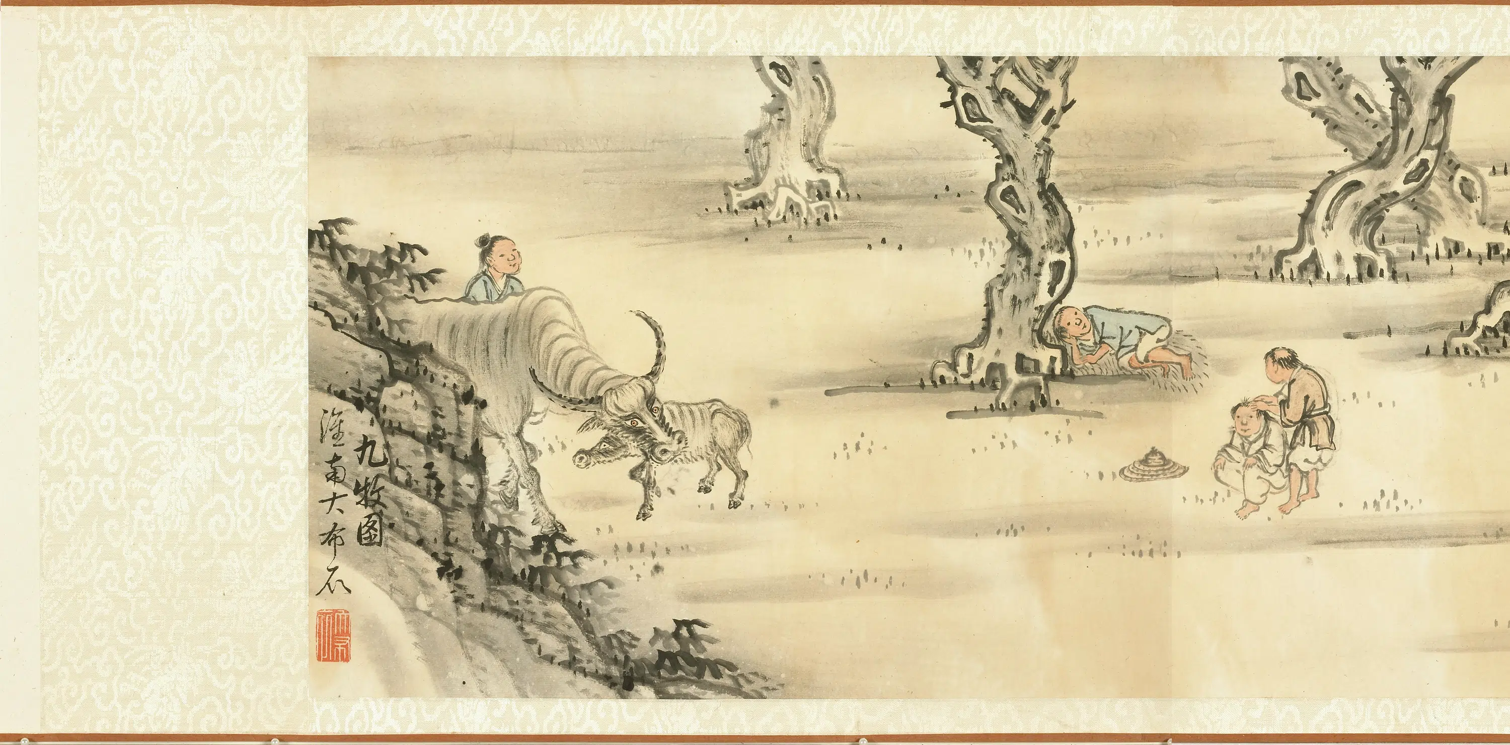 【淮南大布衣】《淮南大布衣九牧图卷》