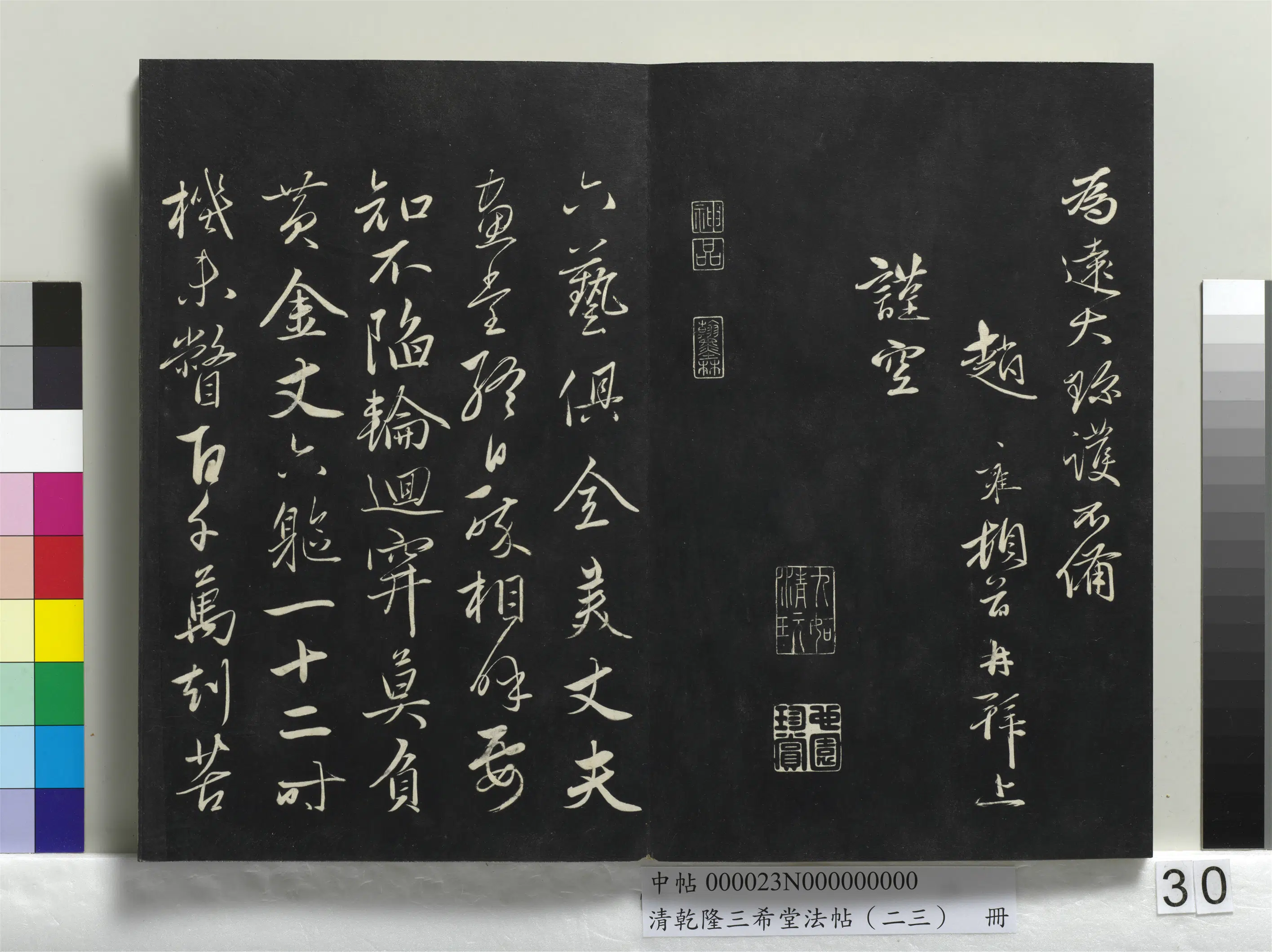 清代【爱新觉罗弘历-乾隆-清高宗】《乾隆三希堂法帖（二十三）册》 第24张