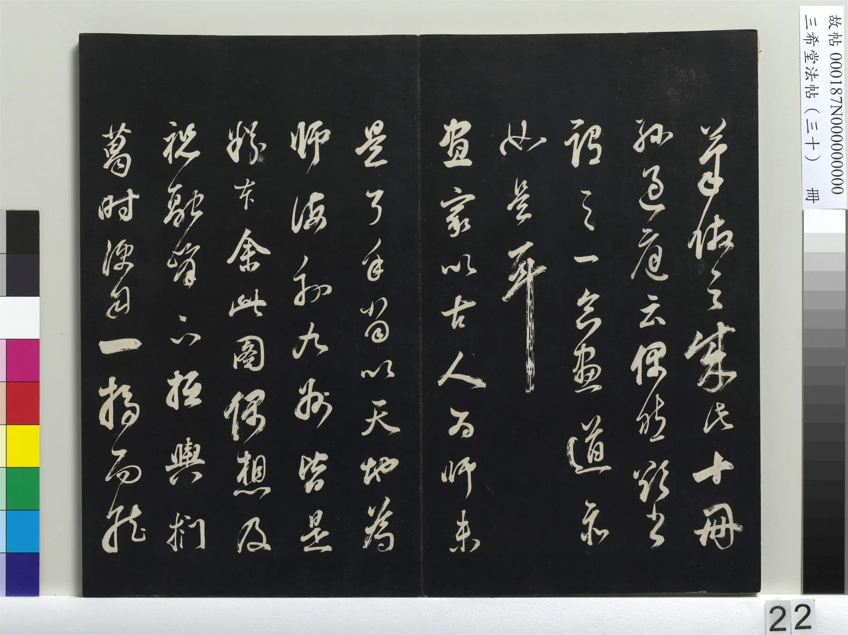 明代【董其昌】《三希堂法帖（三十）册-明董其昌题画十则-1》 第2张