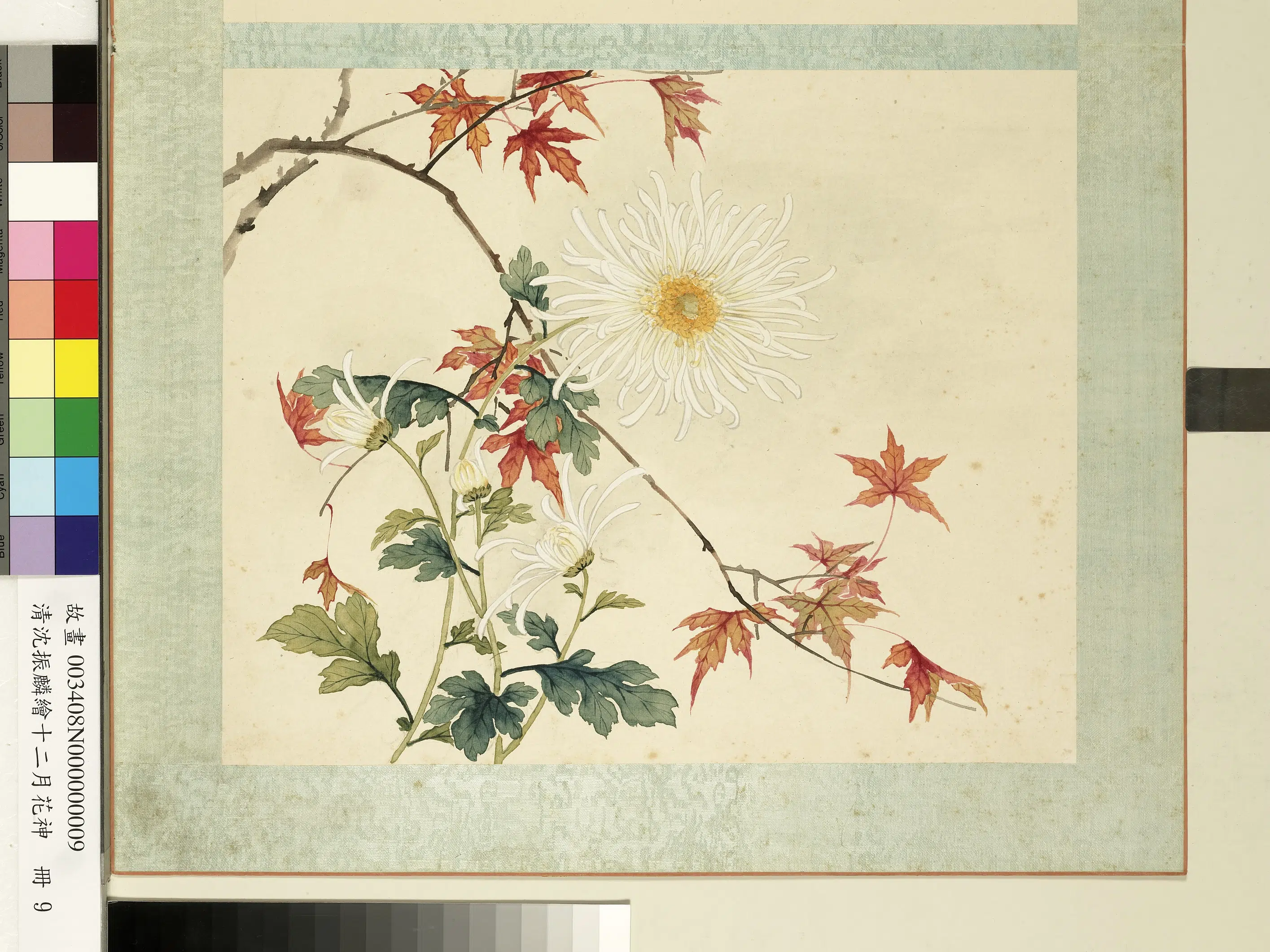 清朝【沈振麟】《绘十二月花神册》 第11张