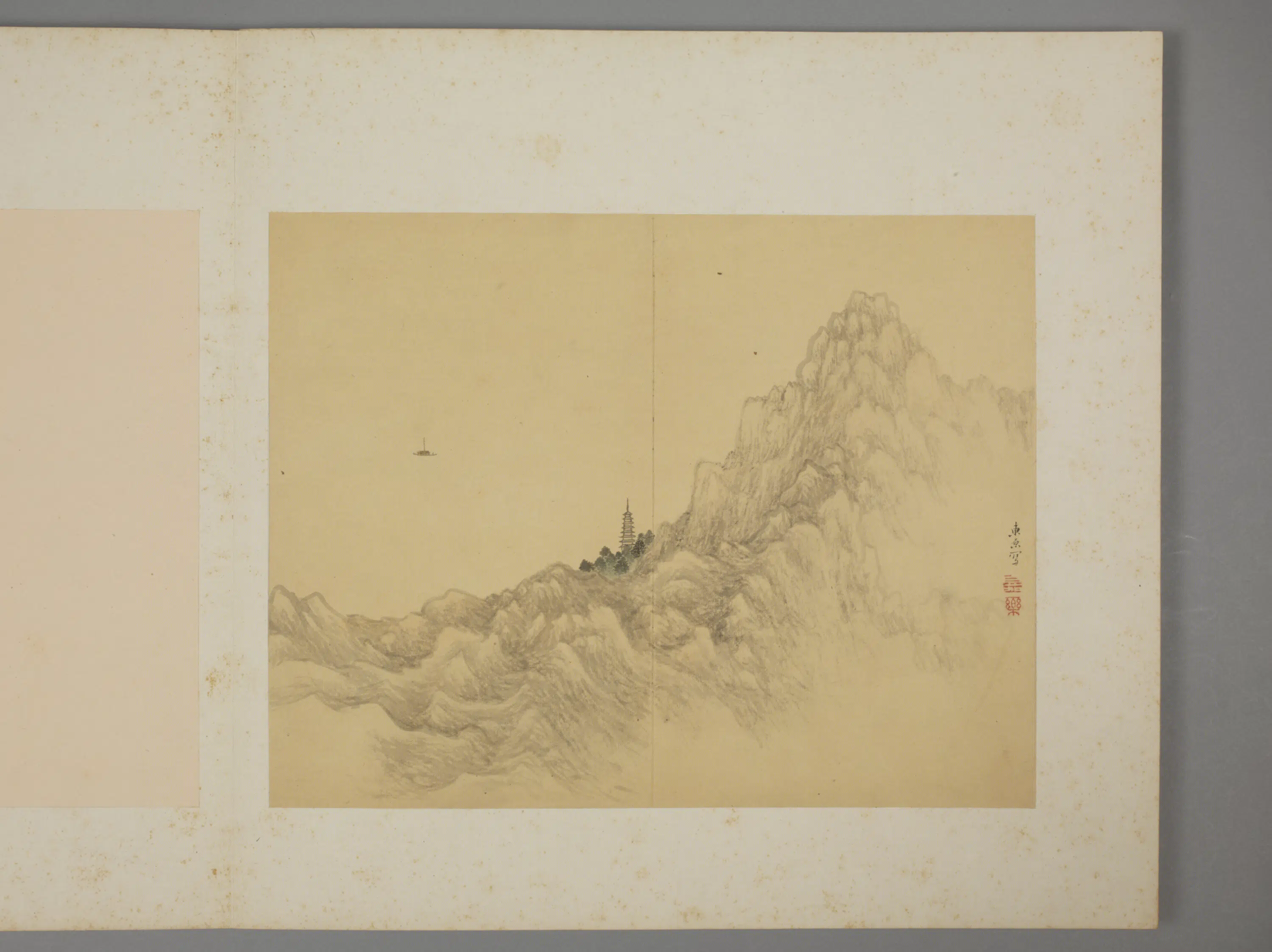 清代【陈嘉乐】《山水册》 第2张