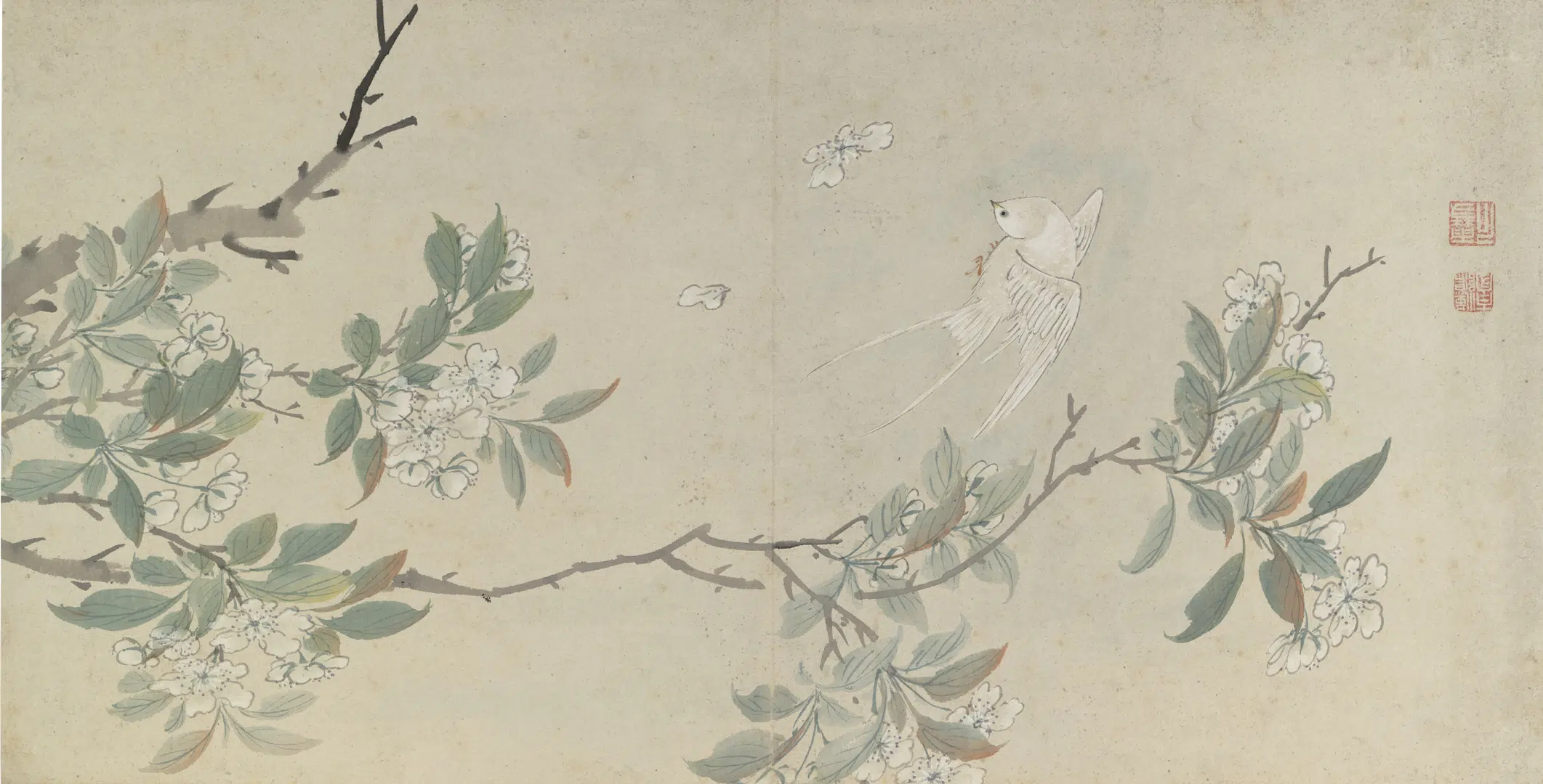 明朝【孙克弘】《花鸟册》 第3张