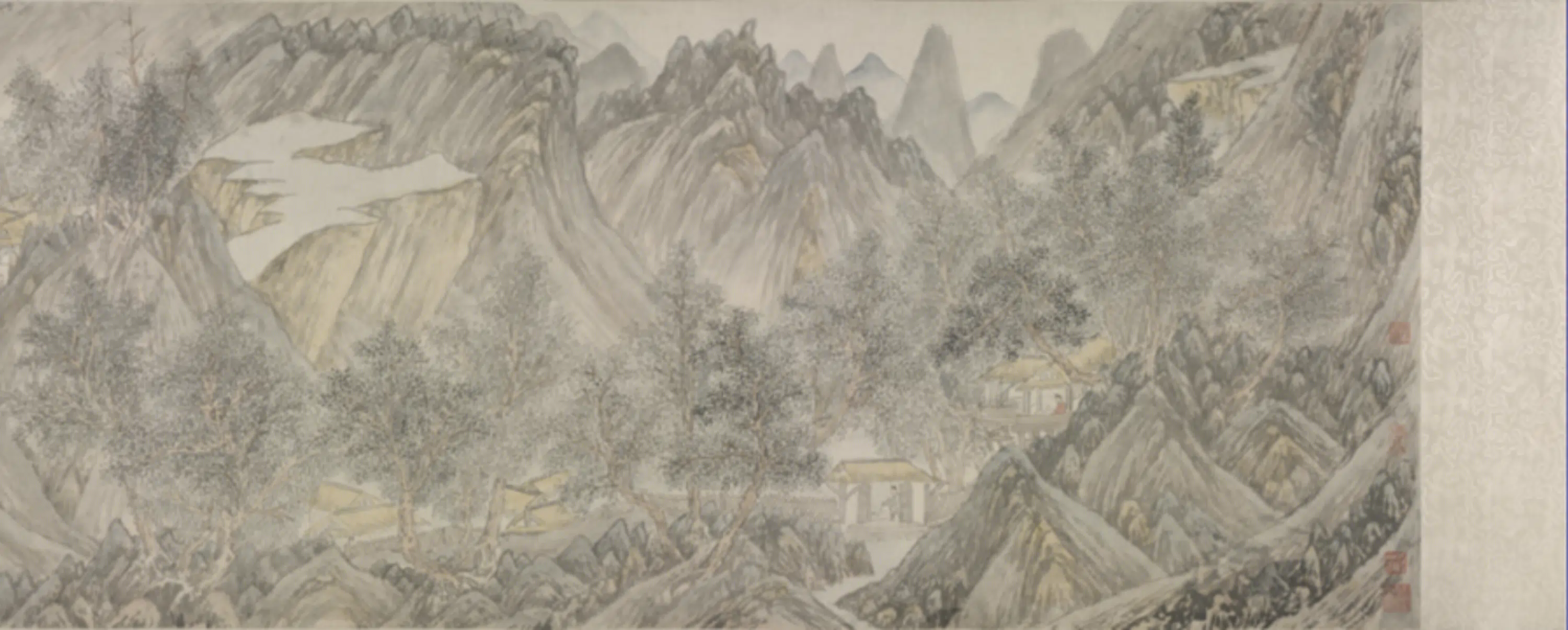 明朝【文伯仁】《山水卷》 第2张