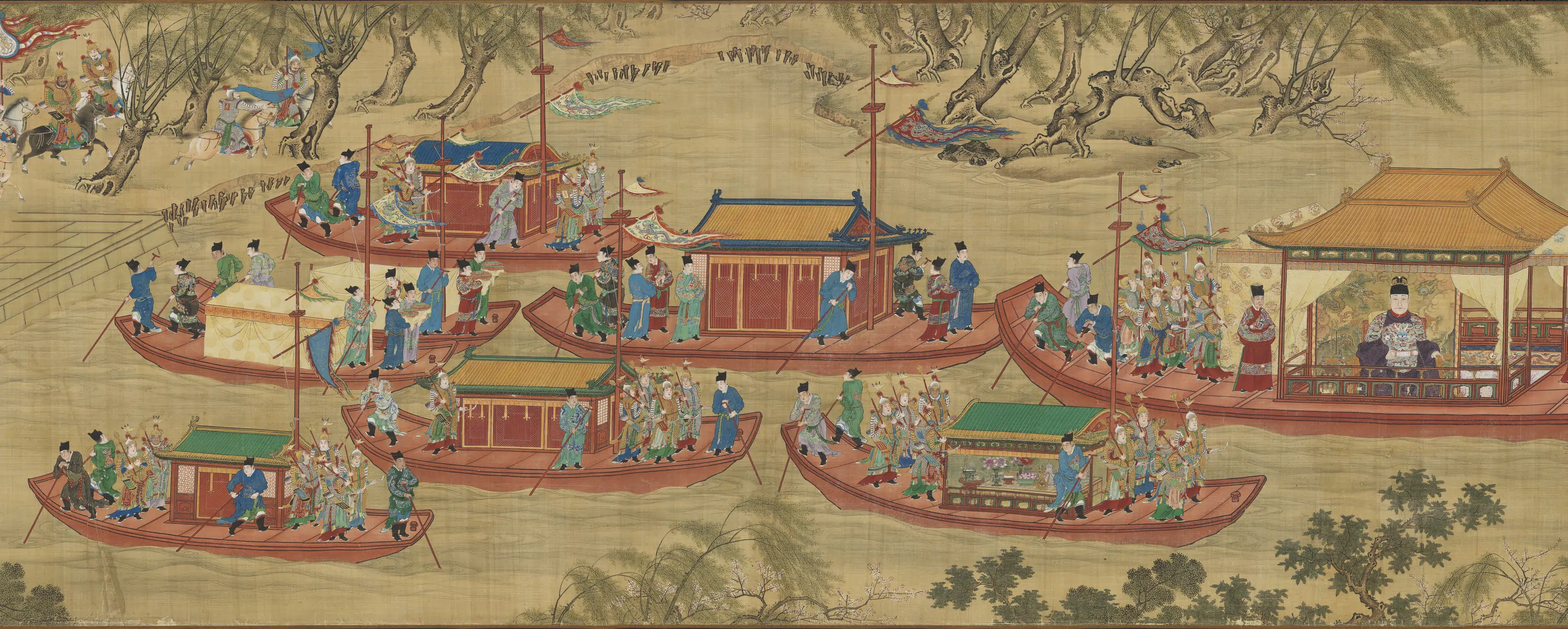 明朝《明人画入跸图卷》 第8张