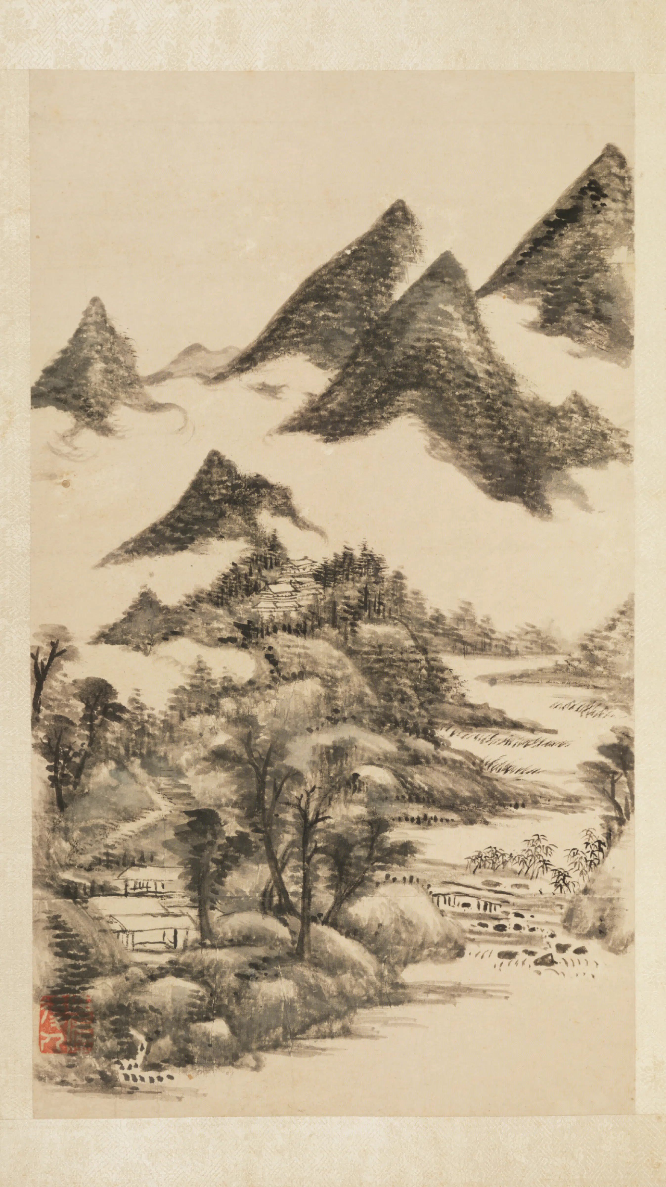清代【王原祁】《山水册-1(12开)》 第2张 清代【王原祁】《山水册-1(12开)》 第2张
