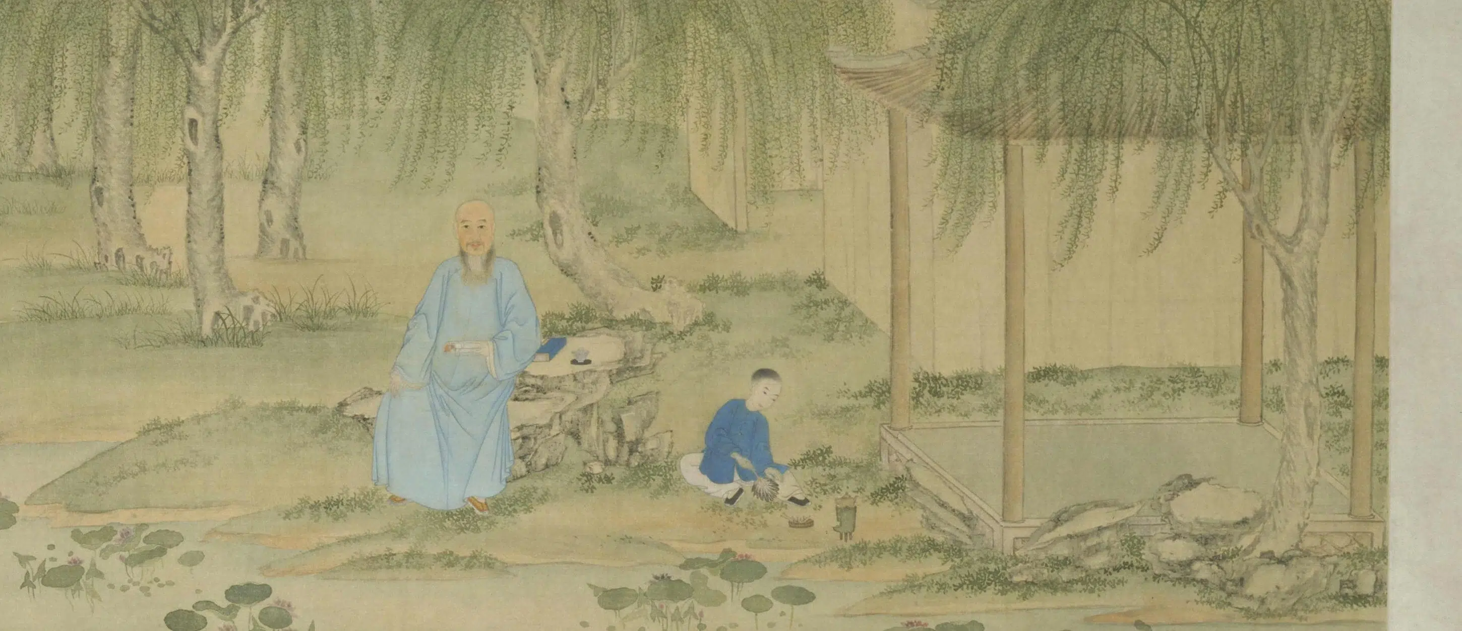清代【丁皋】《靳介人画像卷》 第3张