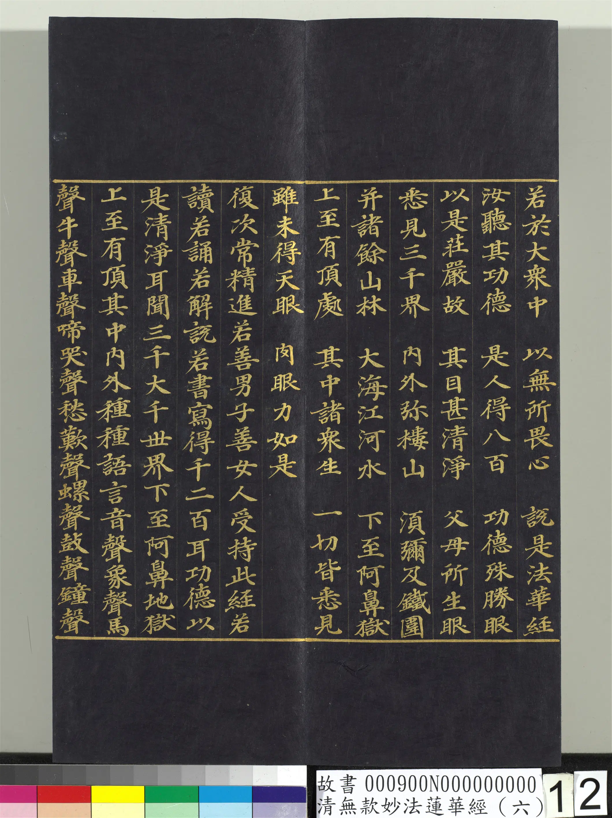 《无款妙法莲华经(六)册》 第3张 《无款妙法莲华经(六)册》 第3张