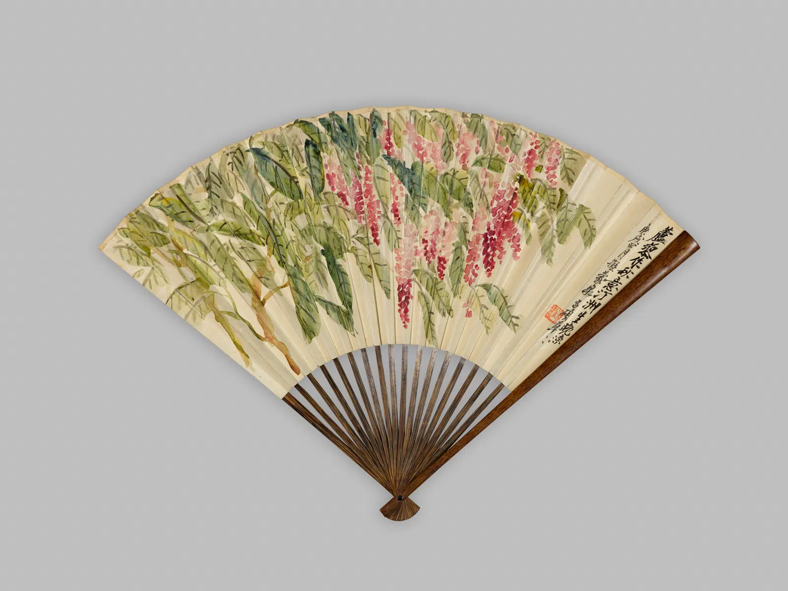 清代【吴昌硕】《蓼花成扇》 第1张 清代【吴昌硕】《蓼花成扇》 第1张