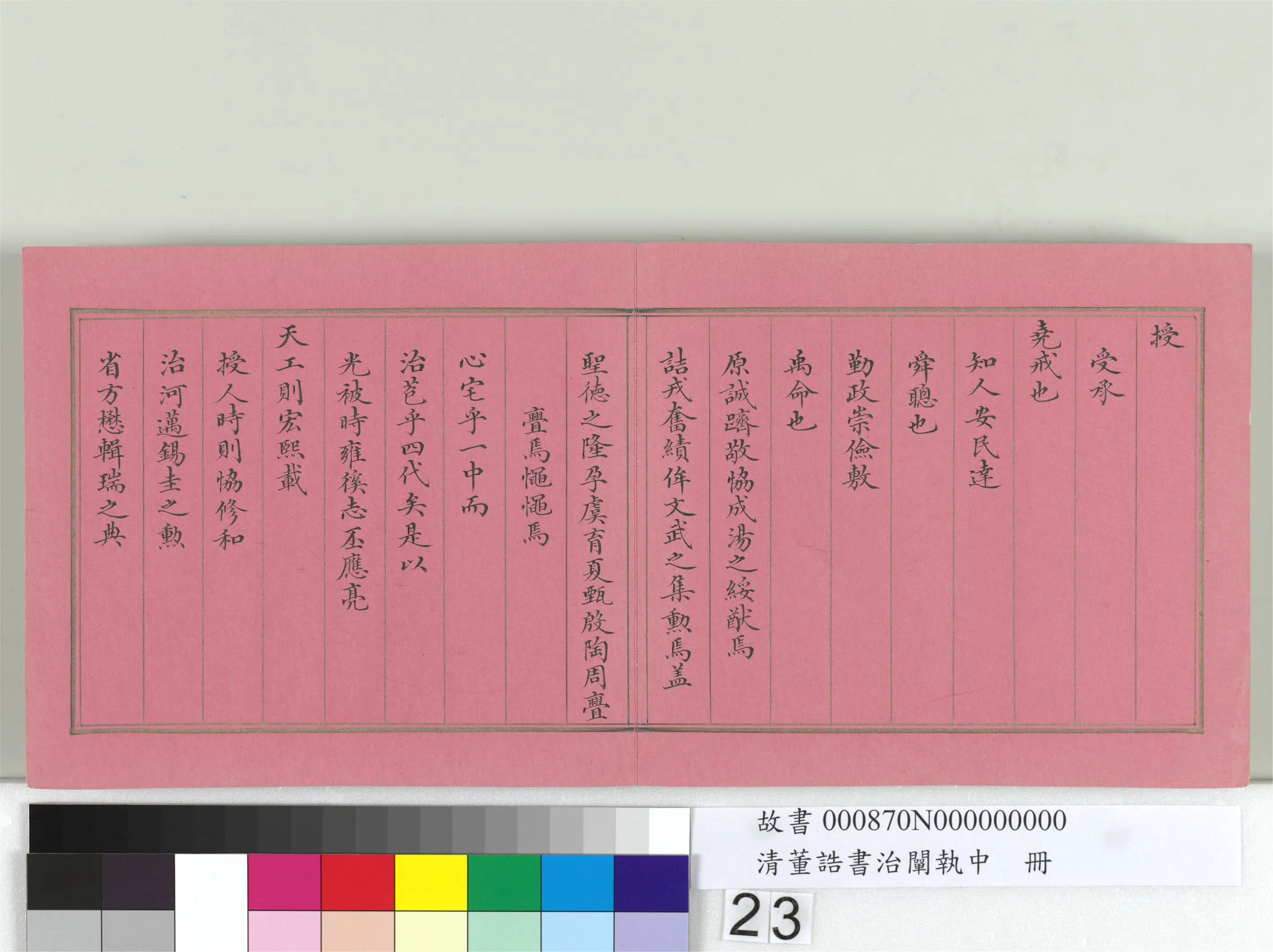 清代【董诰】《书治阐执中册-24开》 第16张 清代【董诰】《书治阐执中册-24开》 第16张