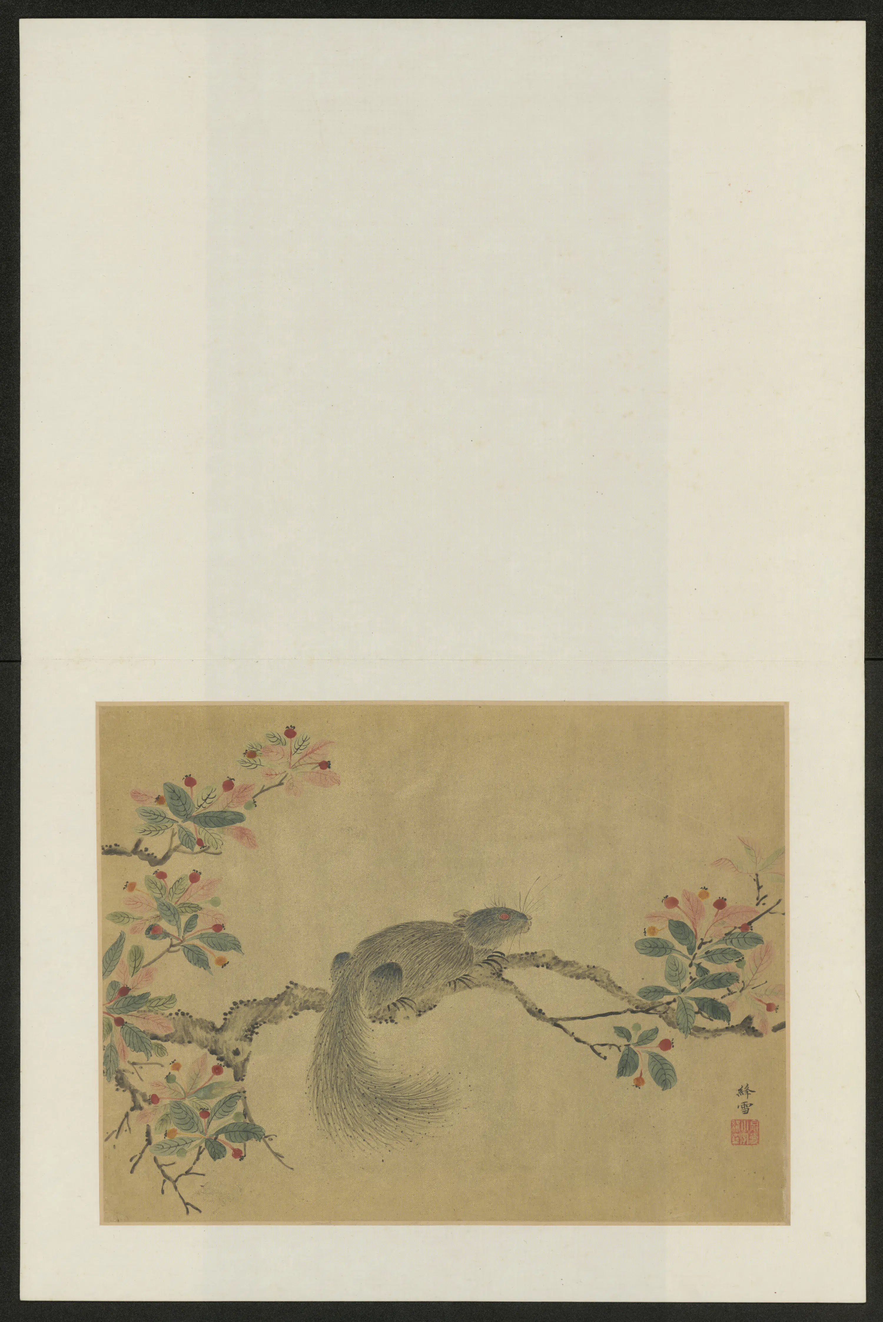 清代【吴宗爱】《花鸟图册》 第4张 清代【吴宗爱】《花鸟图册》 第4张