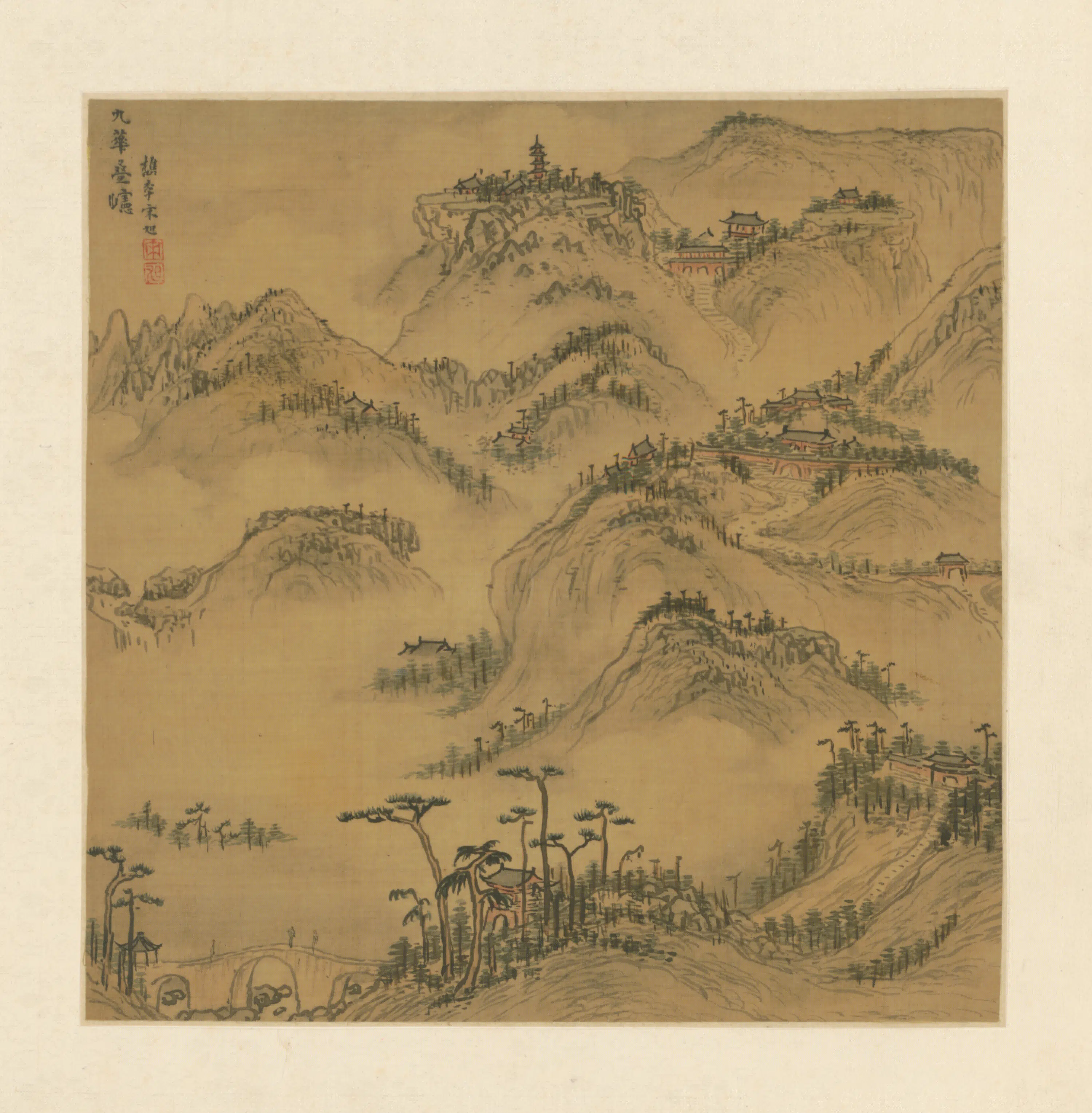 明朝【宋旭】《山水册(7开)》 第4张 明朝【宋旭】《山水册(7开)》 第4张