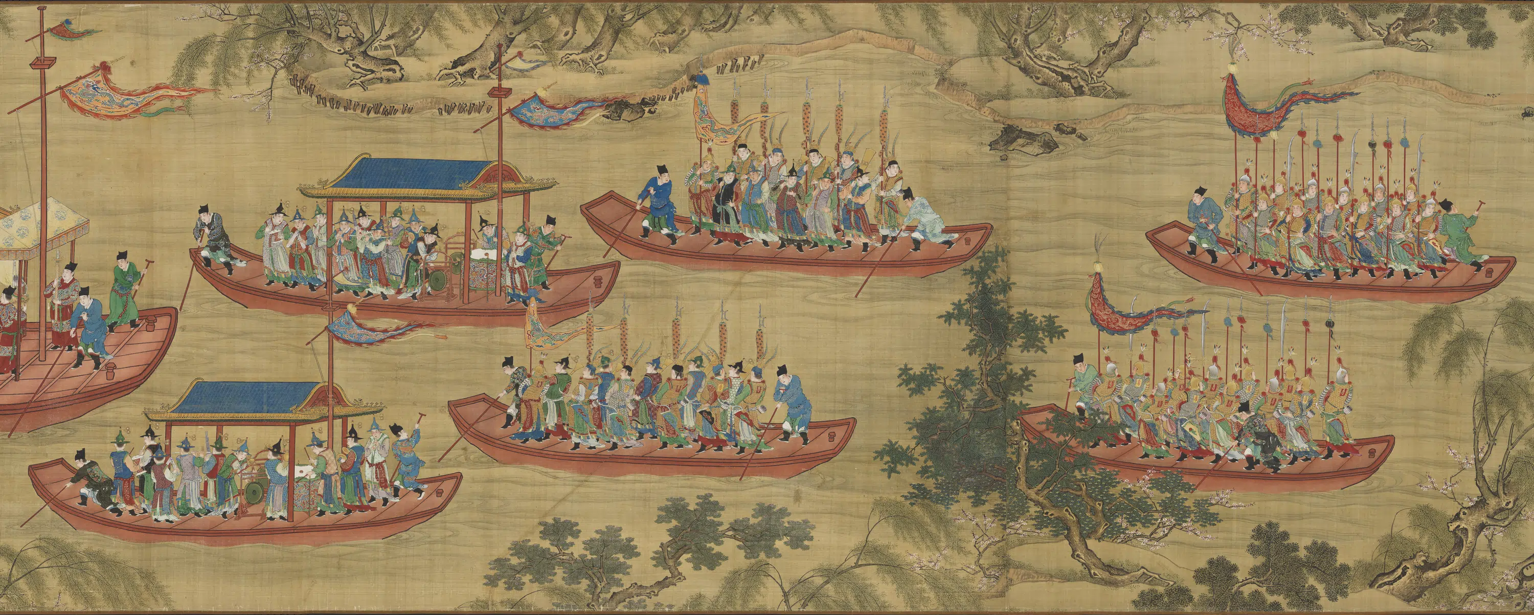明朝《明人画入跸图卷》 第9张