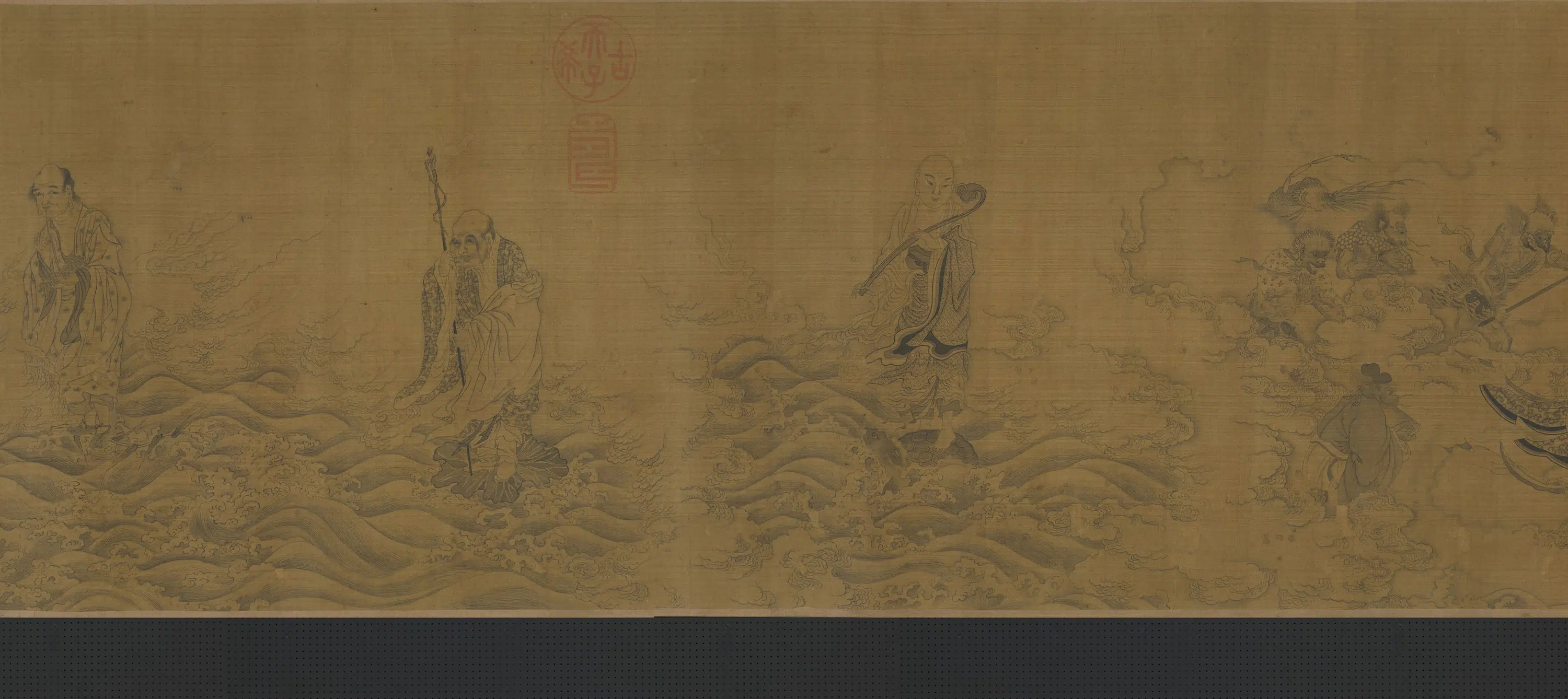 北宋【李公麟】《十八应真图卷》 第3张