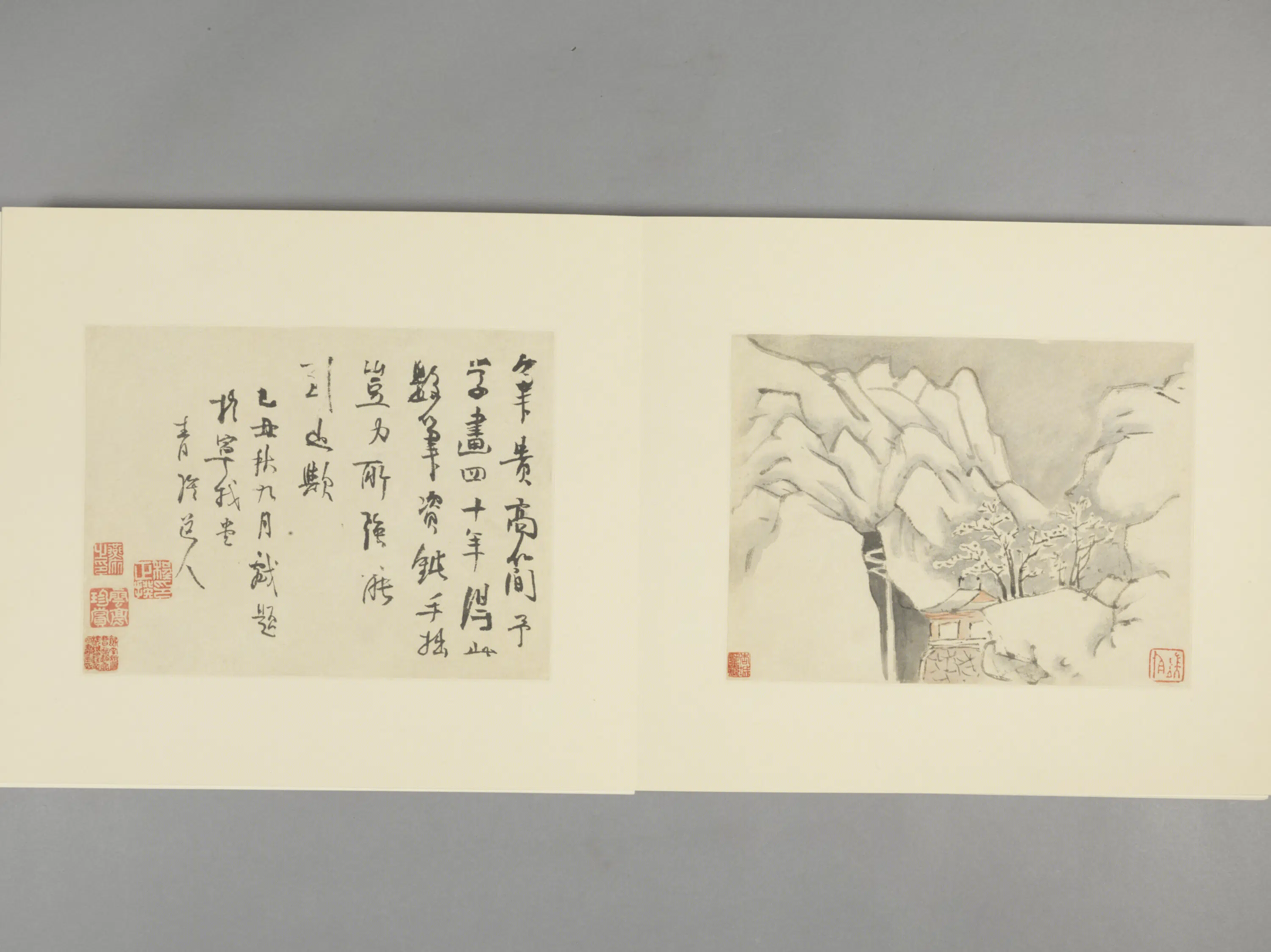 清代【程正揆】《山水图册（15开）》 第10张