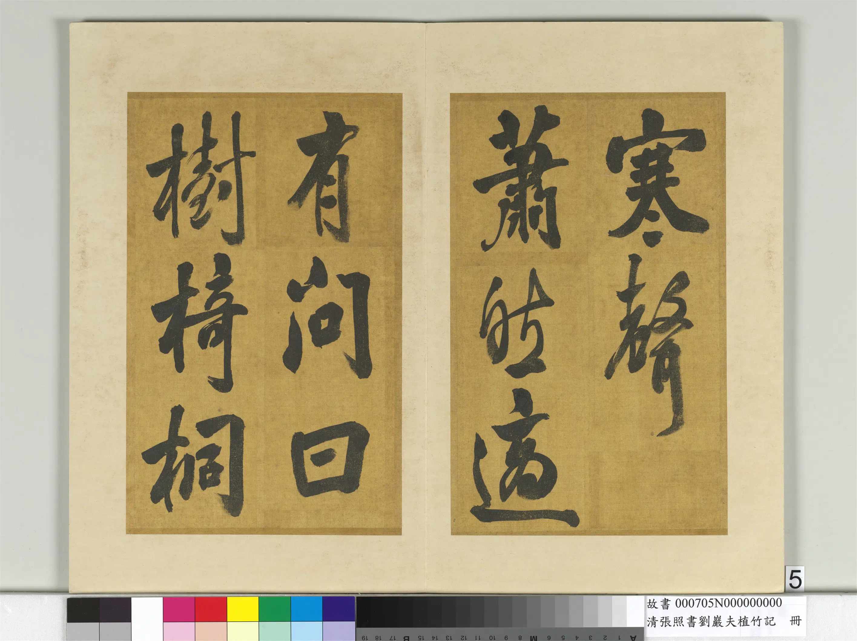 清代【张照】《书刘岩夫植竹记册》 第25张
