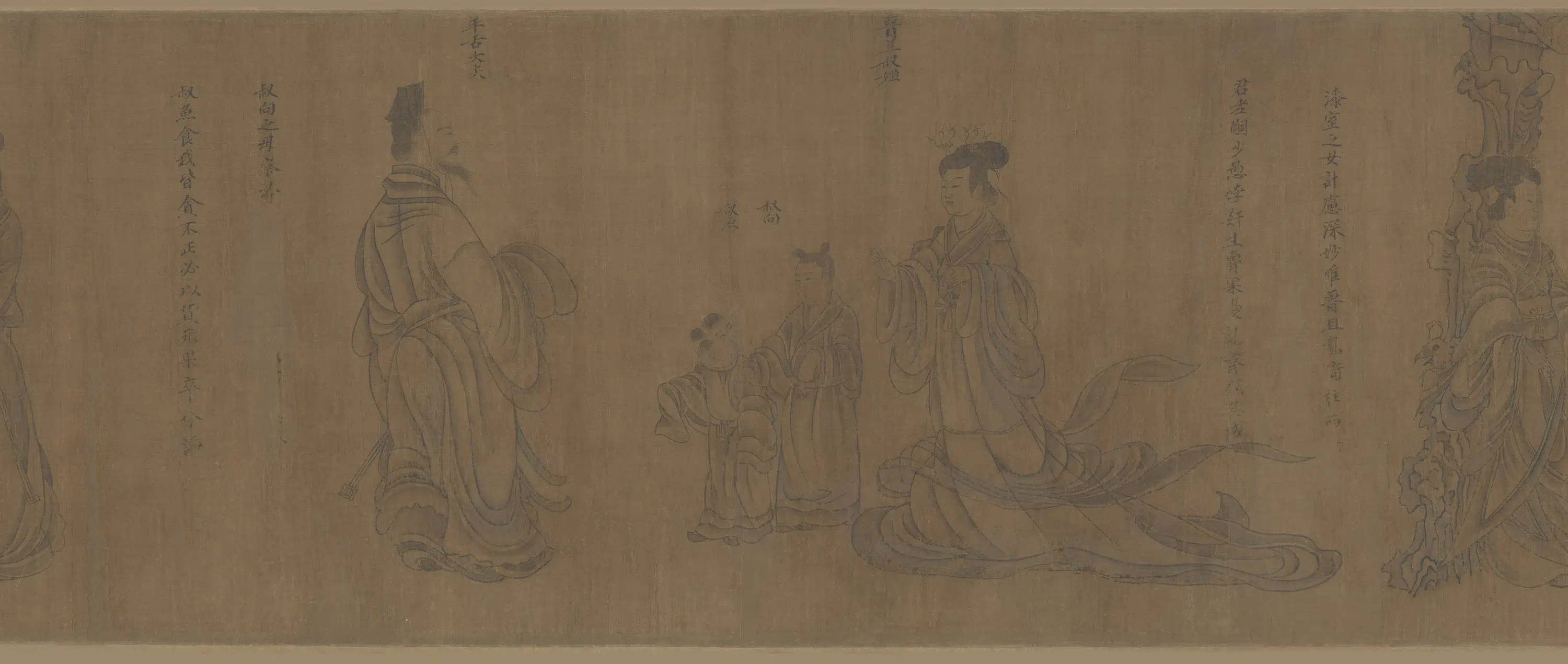 东晋【顾恺之】《列女仁智图卷（宋摹）》 第3张