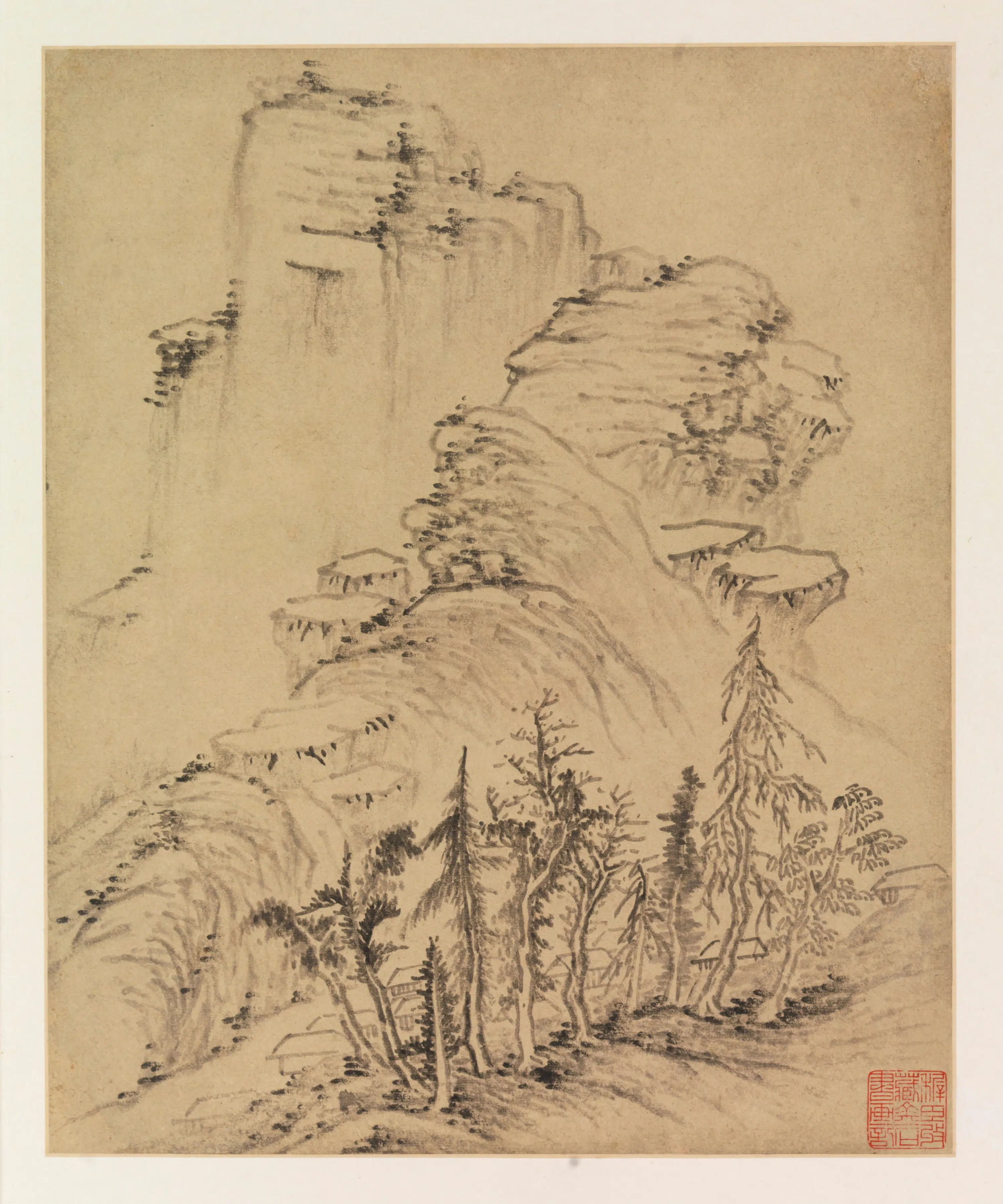 明代【杨文骢】《山水册》 第4张