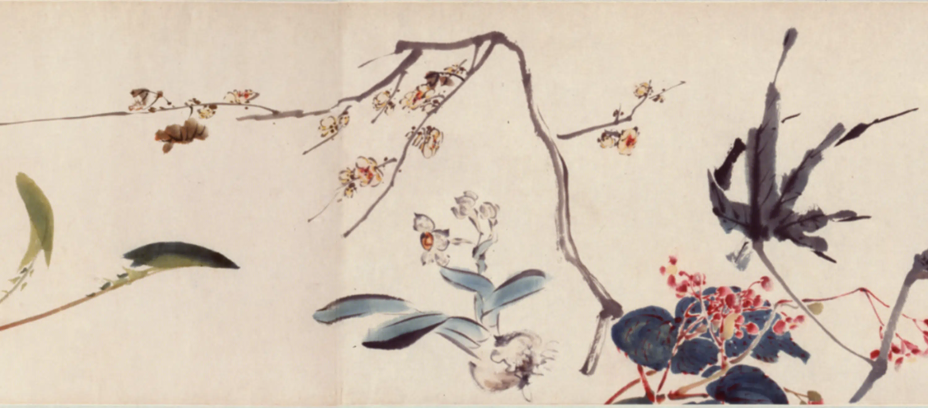 清代【袁江】《花果图卷》 第3张 清代【袁江】《花果图卷》 第3张