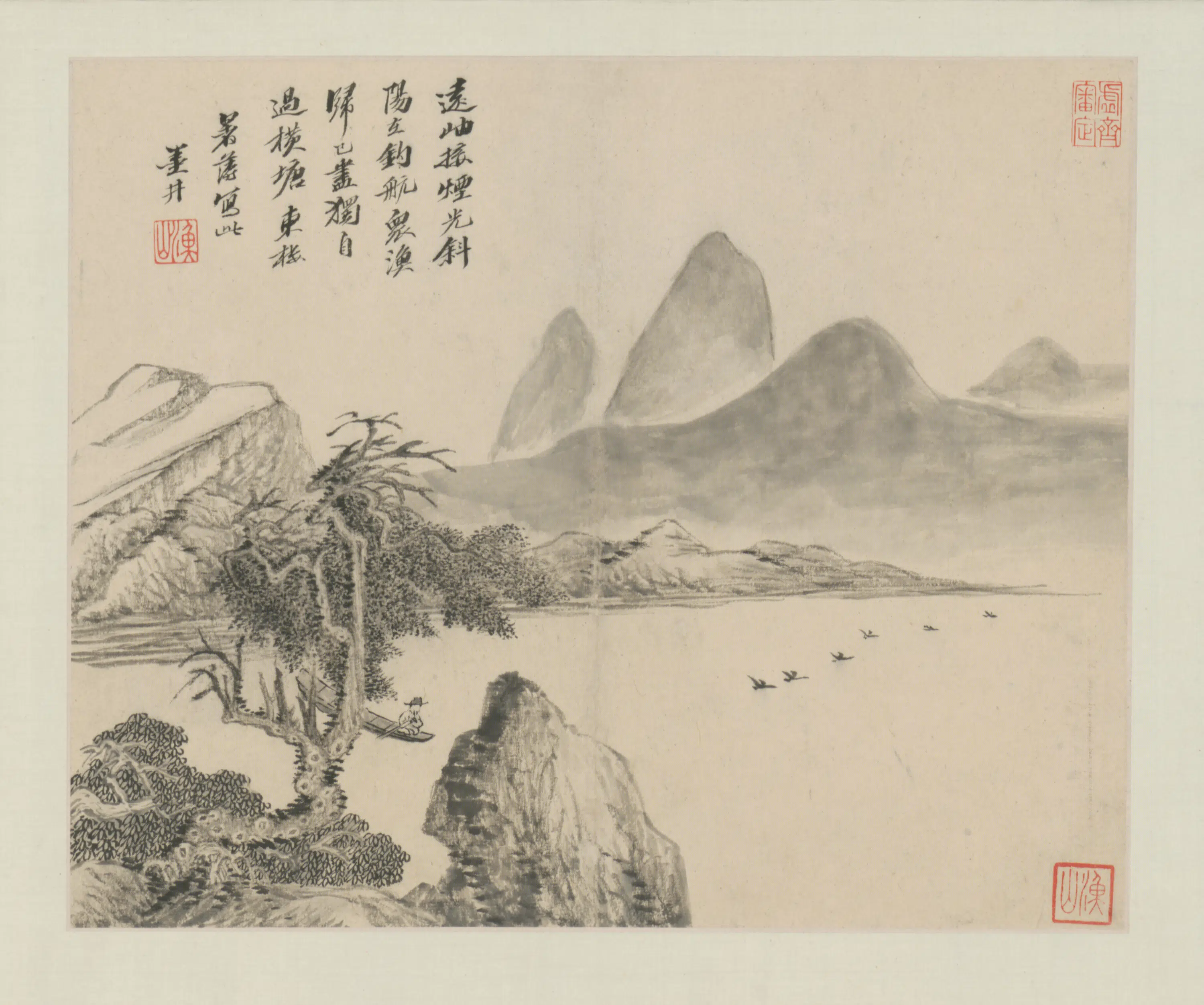 清代【吴历】《山水图册-10开》 第5张