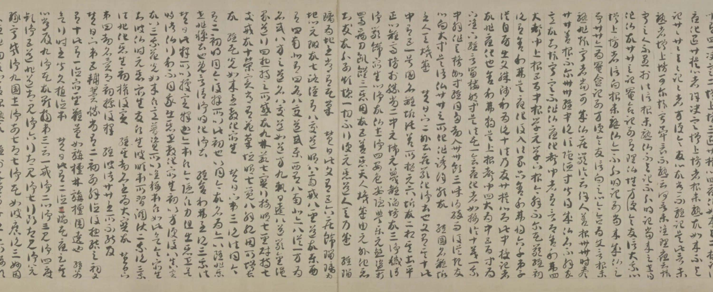 唐朝《无款草书写经卷》 第2张 唐朝《无款草书写经卷》 第2张