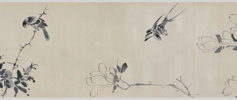 清代【李因】《花鸟图卷》 第9张