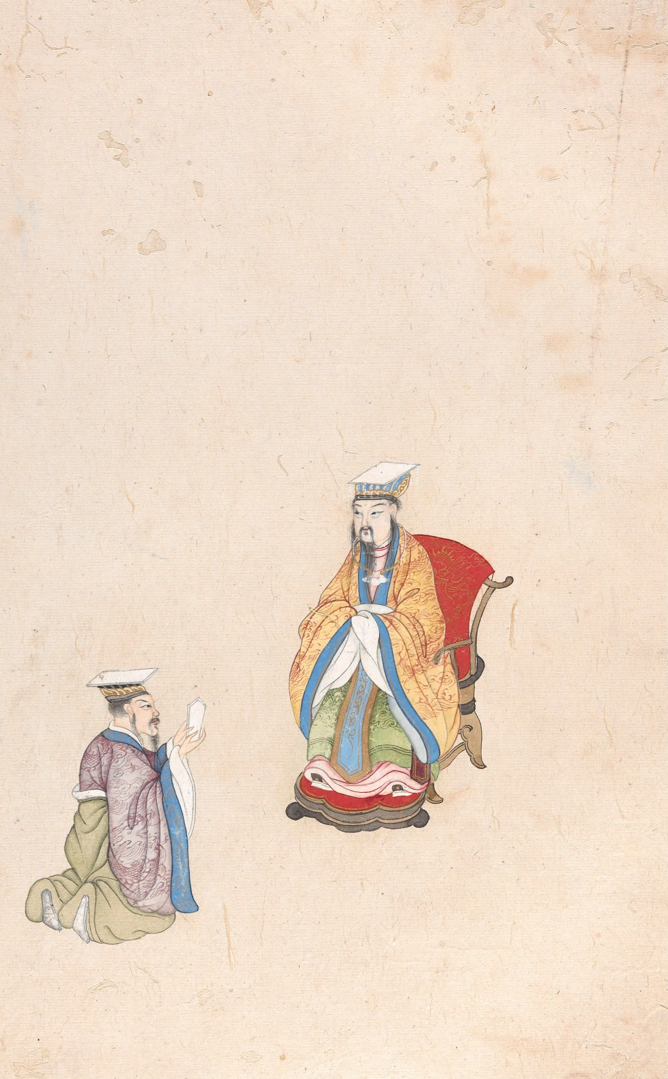 清代【焦秉贞】《历代推背全图》 第46张 清代【焦秉贞】《历代推背全图》 第46张