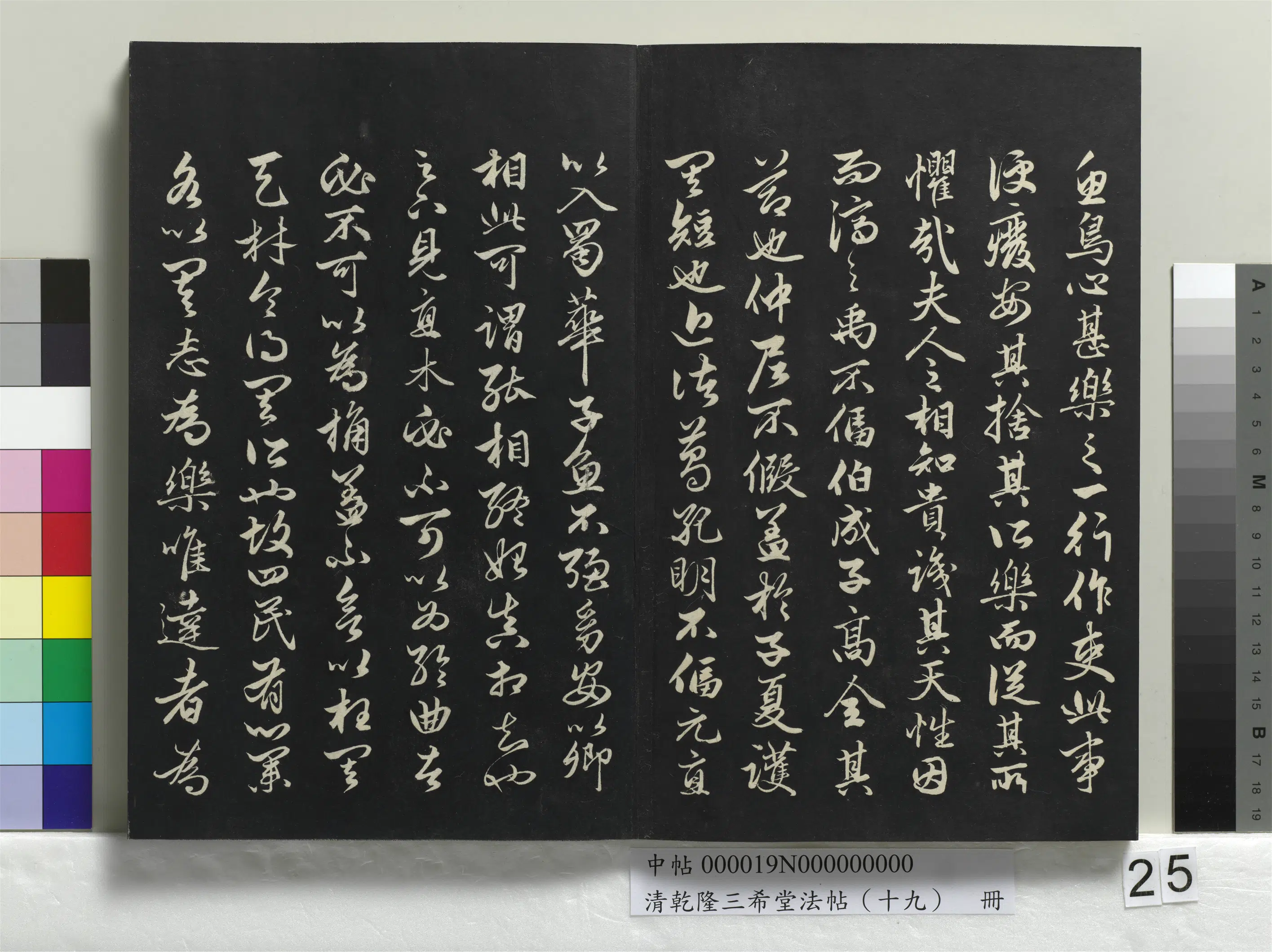 清代【爱新觉罗弘历-乾隆-清高宗】《乾隆三希堂法帖（十九）册》 第19张