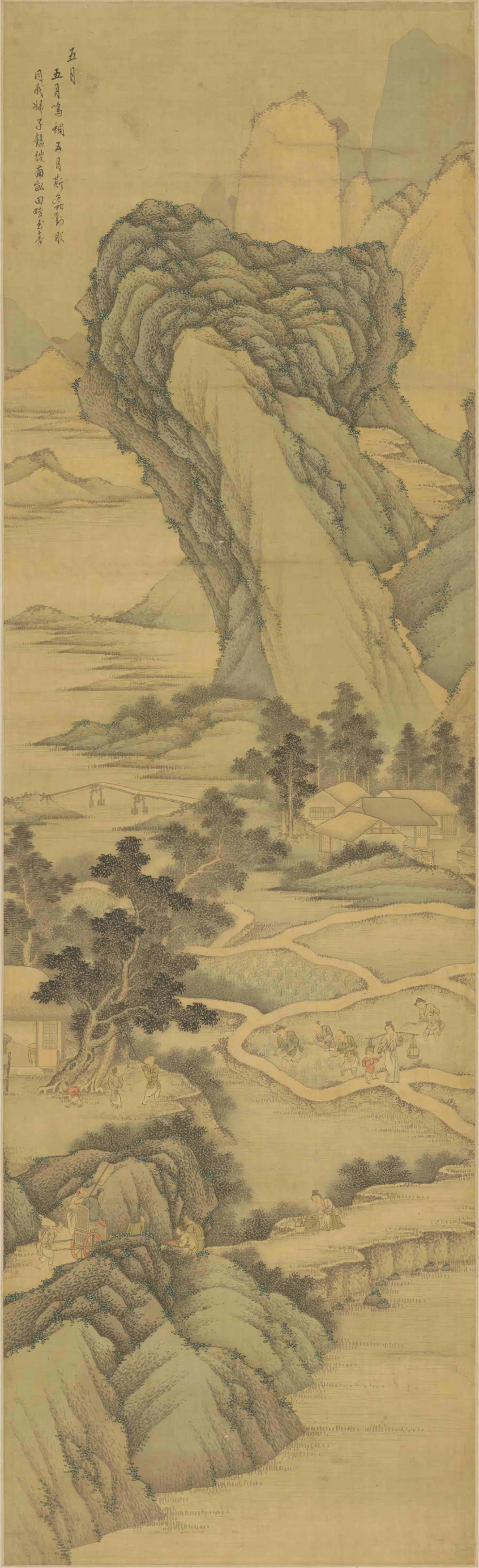 清代【王槩(概)】《豳风图屏(12开)》 第8张 清代【王槩(概)】《豳风图屏(12开)》 第8张