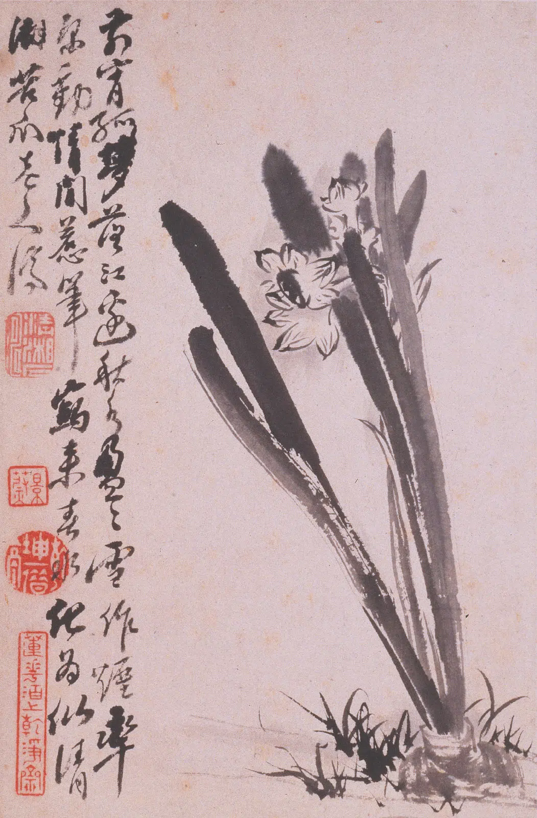清代【石涛】《花卉册》 第7张 清代【石涛】《花卉册》 第7张