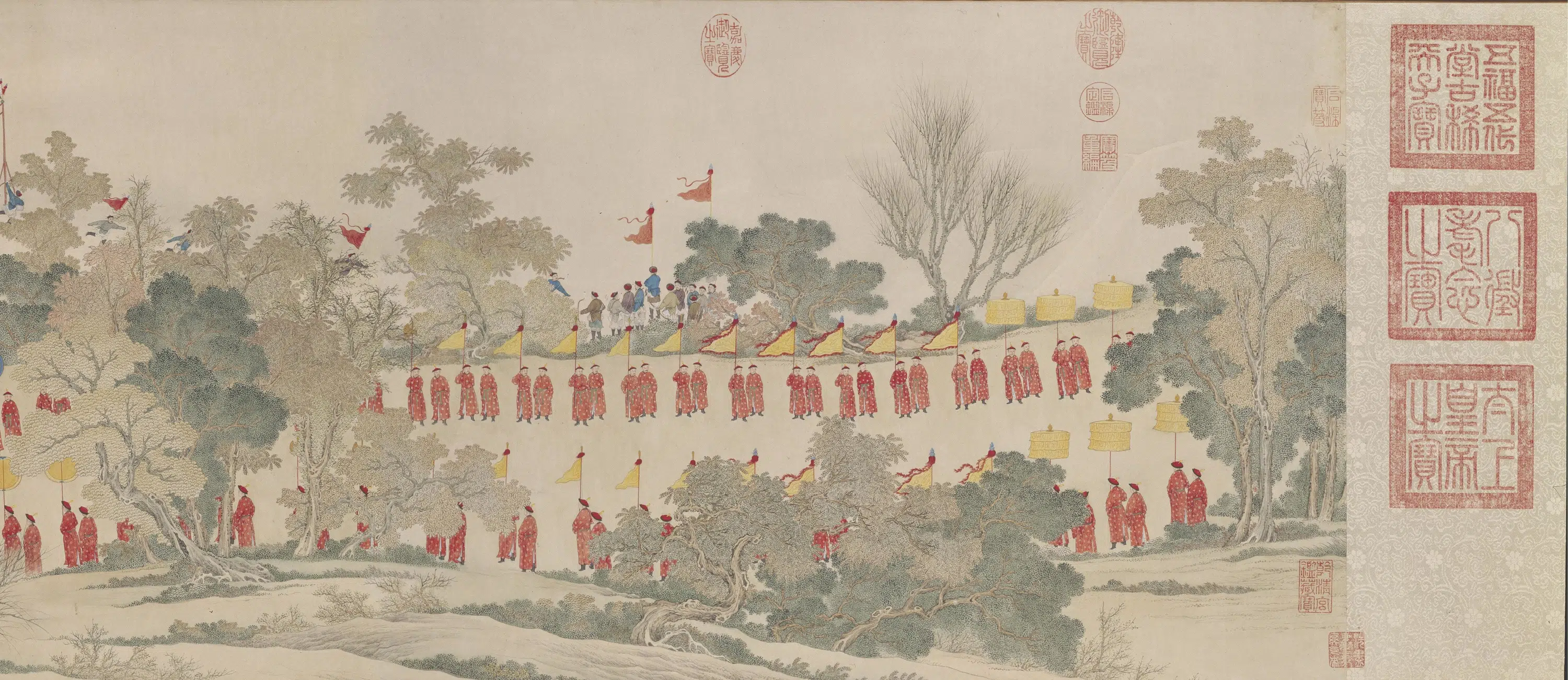 清代【姚文瀚】《紫光阁赐宴图卷》 第5张