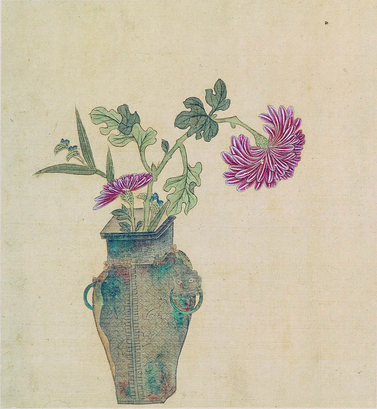 明朝【王维烈】《设色花卉册（十开）》 第10张