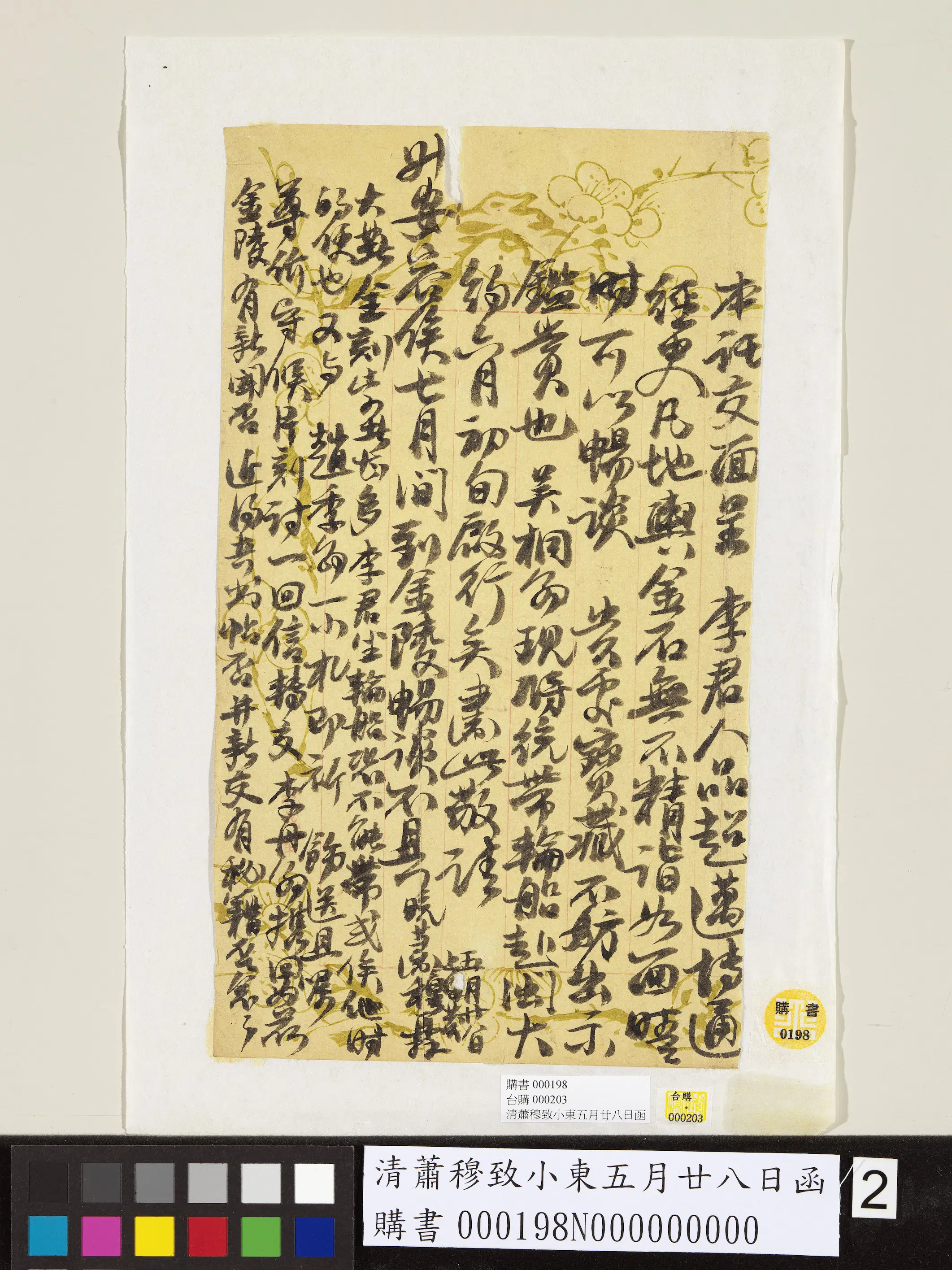 清代【萧穆】《致小东五月廿八日函》 第2张