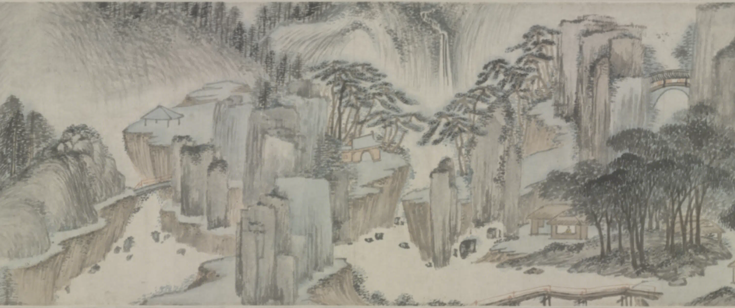 明朝【张復】《山水卷》 第3张 明朝【张復】《山水卷》 第3张