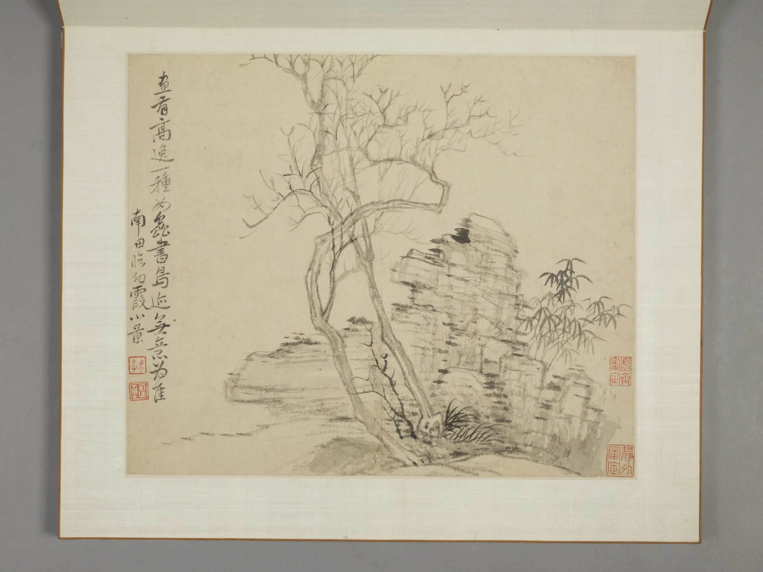 清代【恽寿平】《山水花卉册（8开）》 第4张