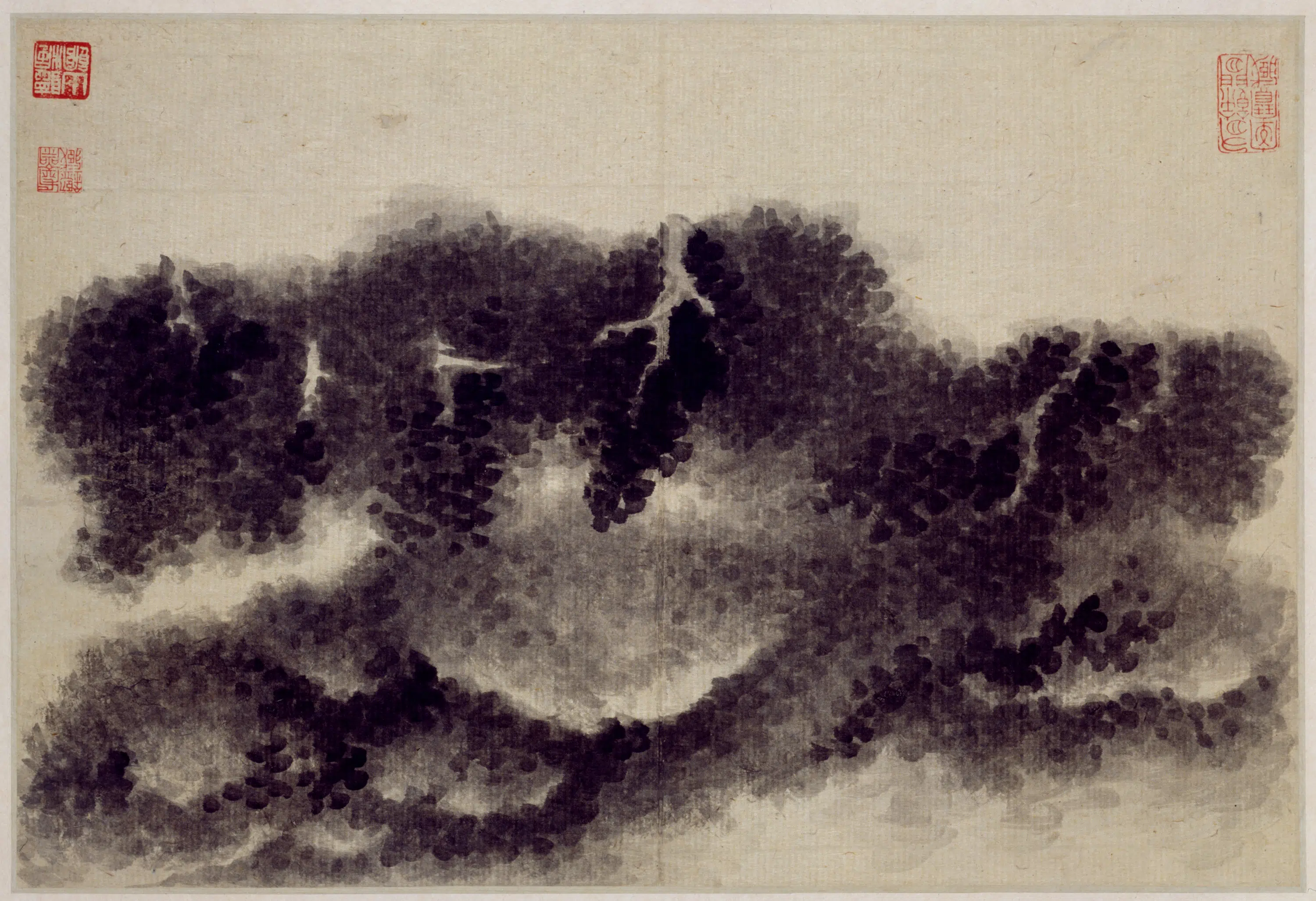 清代【龚贤】《山水册（17开）》 第11张